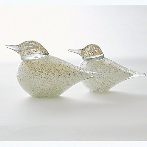 Global Views Granilla Glass Bird-Lg Decorative Sculpture | Studio A 7.80457 | Elegant Home & Office Décor Accent