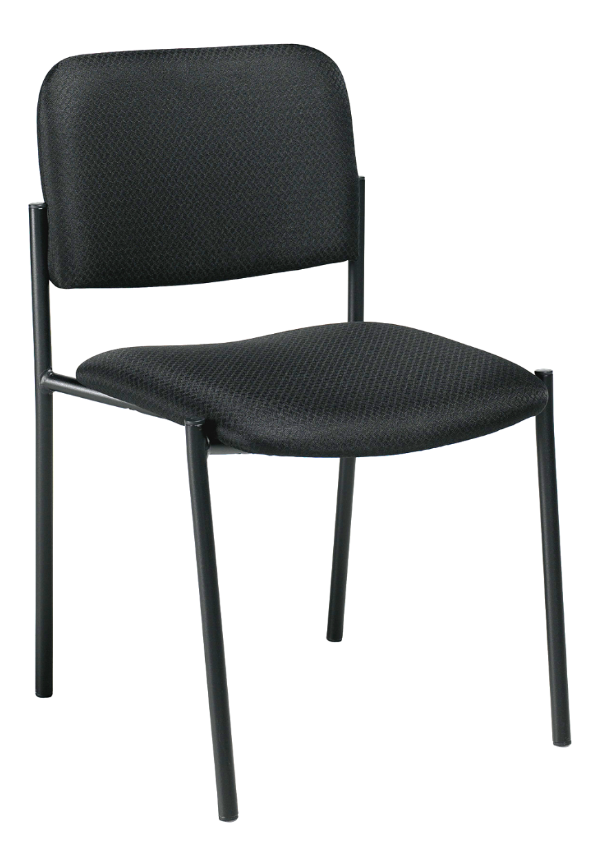 OTG2748 Armless Stackable Chairs - Set of 2 for Dining, Office, or Event Seating - Space-Saving Stacking Chairs for Home and Commercial Use