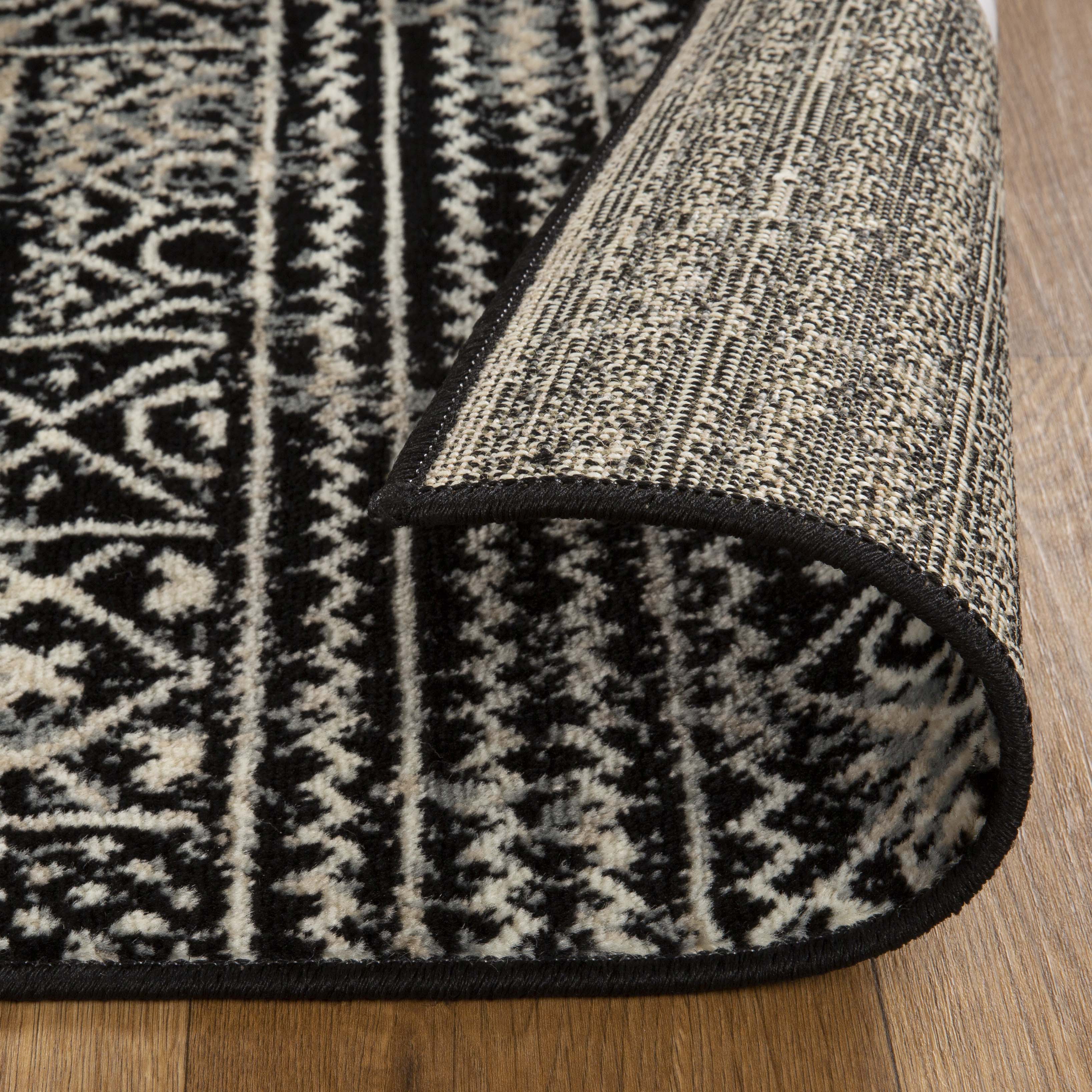 Authentic Navajo Aztec Pattern Area Rug - Soft Non-Slip Indoor Rug for Living Room, Bedroom & Office - Southwestern Boho Home Decor