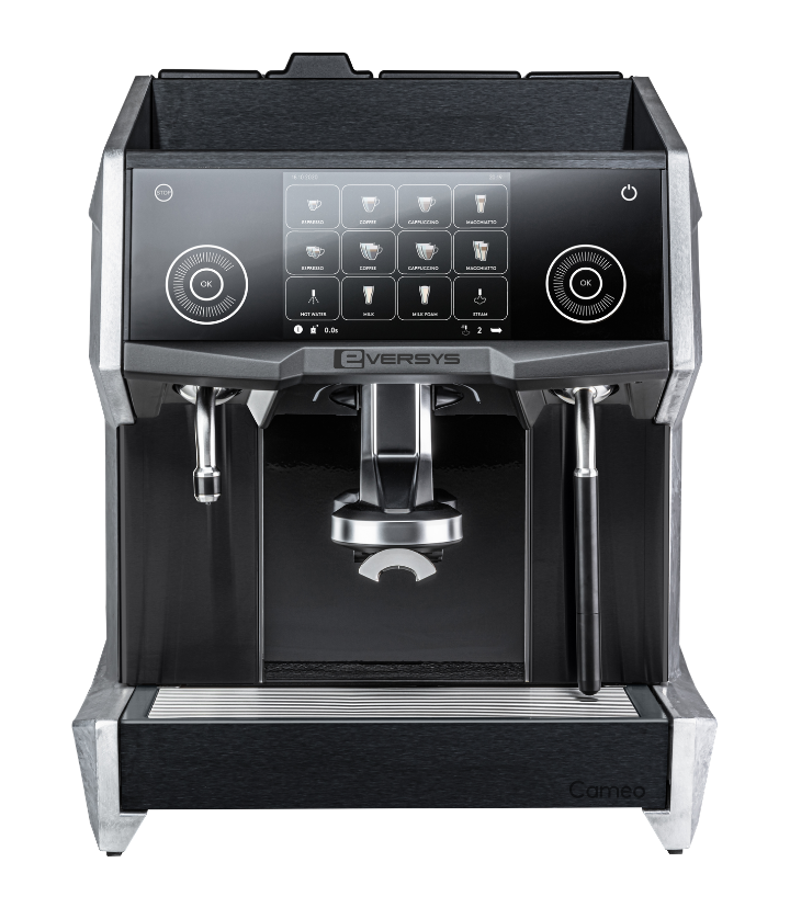 Eversys Cameo Superautomatic Espresso Machine - Professional Coffee Maker for Home & Office Use | Perfect for Espresso, Cappuccino & Latte Lovers