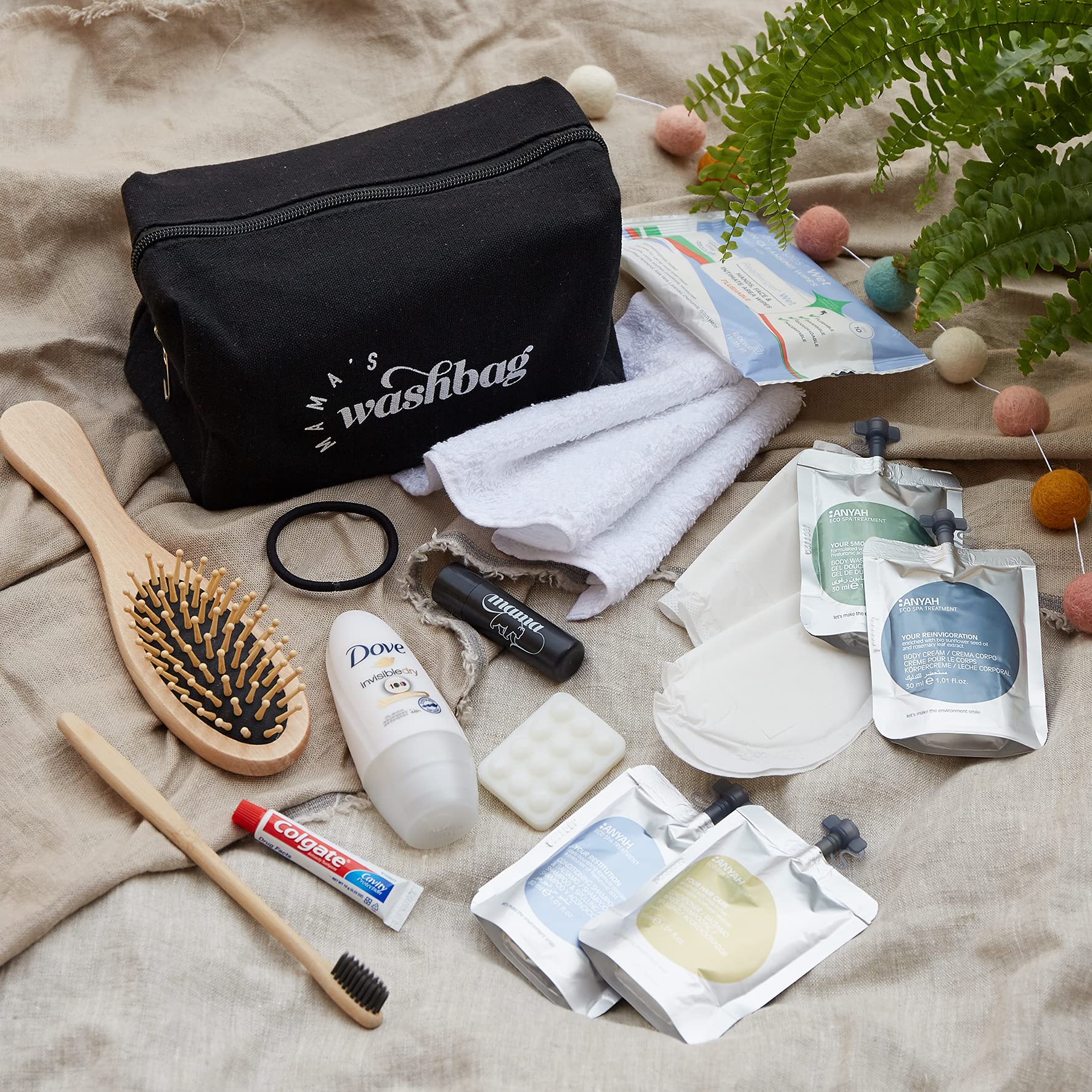 BirthBag® - Pre-Packed Maternity Hospital Bag Essentials Set for New Moms & Babies | Labor & Delivery Must-Haves | Postpartum Care & Newborn Essentials (Black Holdall) - Perfect for Hospital Stay, Baby Shower Gift & First-Time Parents