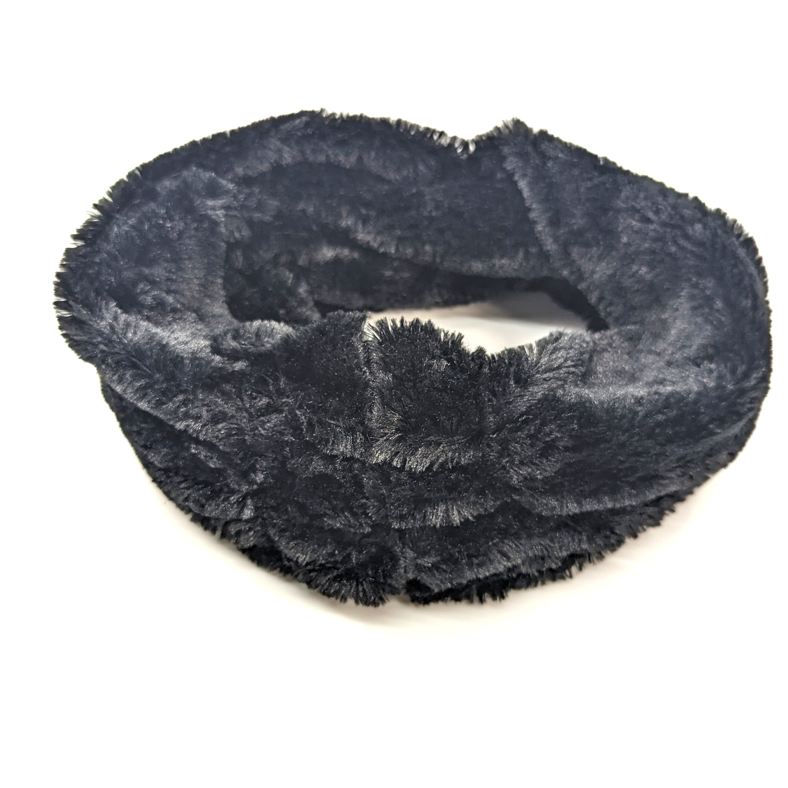 Stylish Gathered Faux Fur Snood Scarf - Winter Fashion Accessory for Women | Cozy Neck Warmer for Cold Weather Outfits & Outdoor Activities