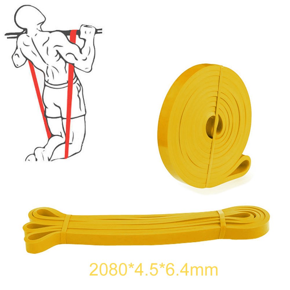 SoundsBeauty 208cm Portable Latex Pull Up Exercise Band - Stretchable Resistance Band for Yoga, Fitness & Workout - Perfect for Home Gym, Physical Therapy & Strength Training