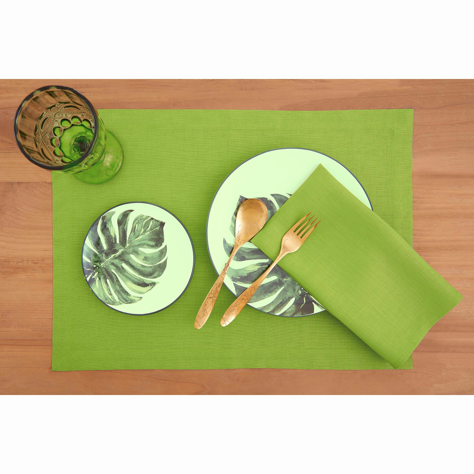 Eco-Friendly Linen Placemats Set of 6 - Premium Natural Table Mats for Dining, Kitchen, and Party Decor - Washable & Durable Home Tableware for Everyday Use and Special Occasions