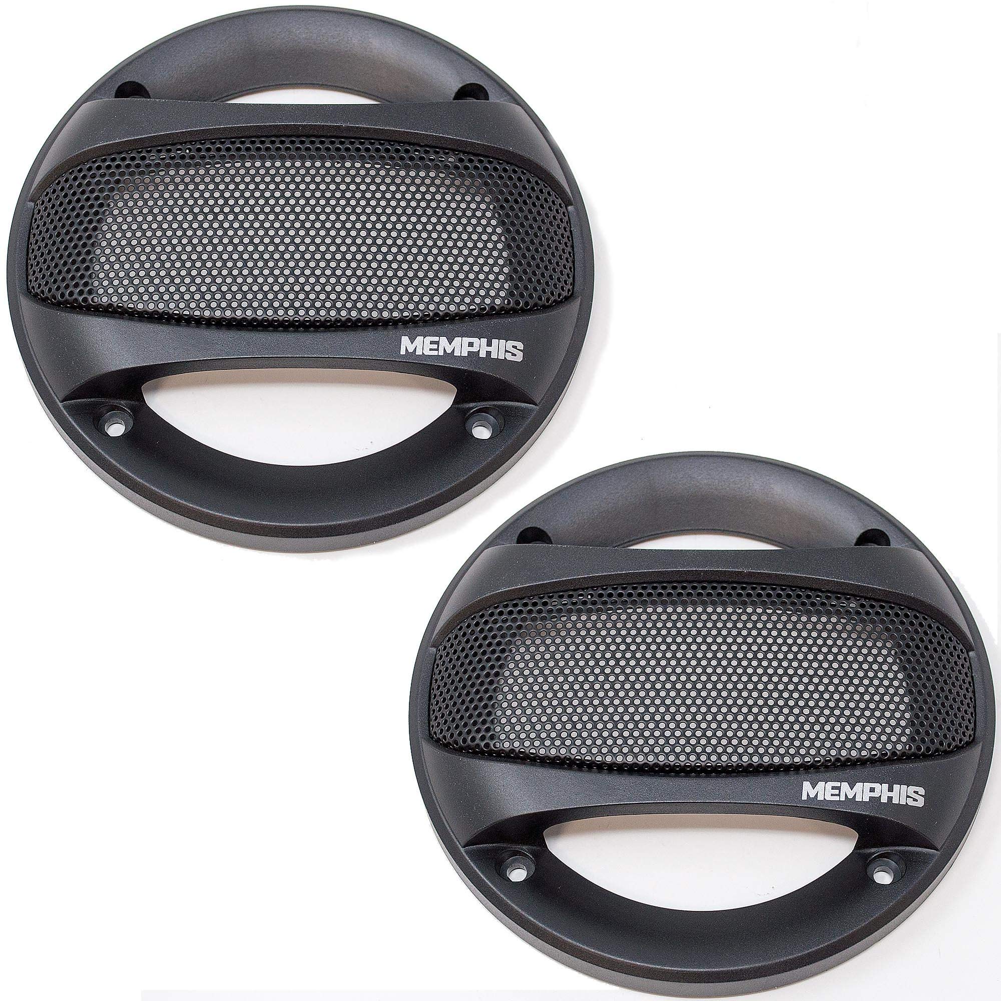 Memphis Audio SRXG42 4-Inch Street Reference Series Speaker Grilles for SRX42 Coaxial Speakers - Perfect for Car Audio Upgrades & Vehicle Sound System Protection