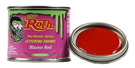 Lil' Daddy Roth Beginner Pinstriping Kit - 6 Vibrant Colors with Brush, Mixing Cups & Mineral Spirits - Perfect for Automotive Art, Motorcycle Customization & DIY Projects