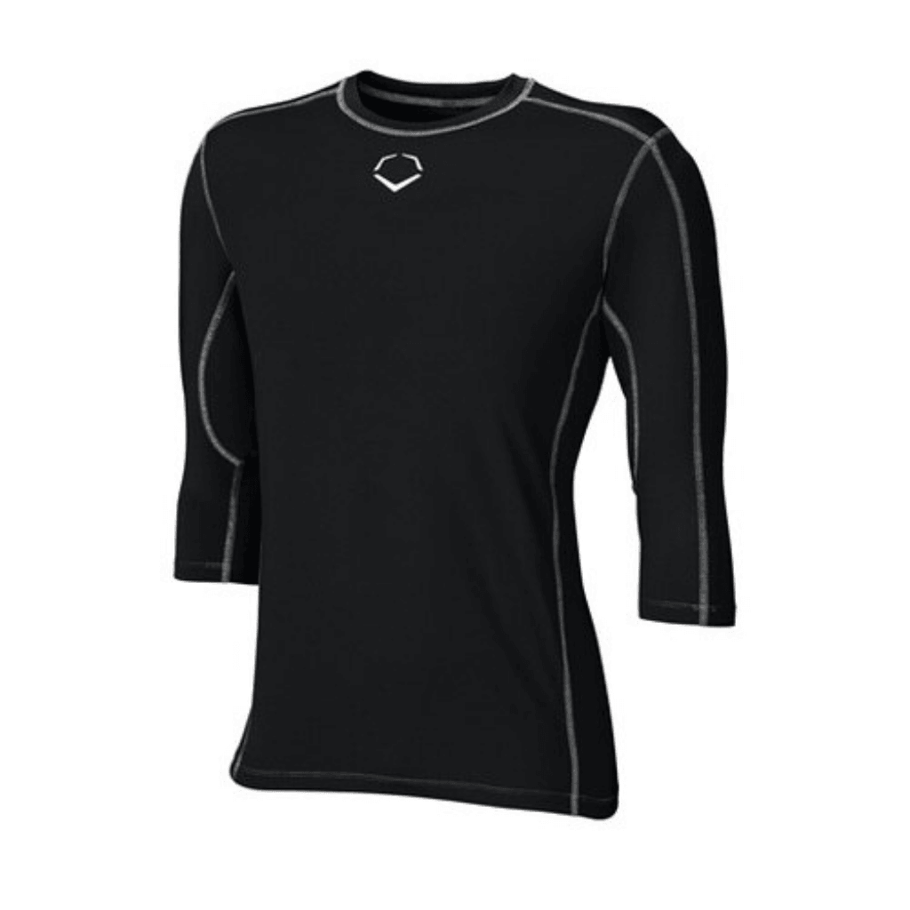 EvoShield Youth 3/4 Sleeve WTV Sleeve Shirt - Baseball & Softball Protective Gear for Kids