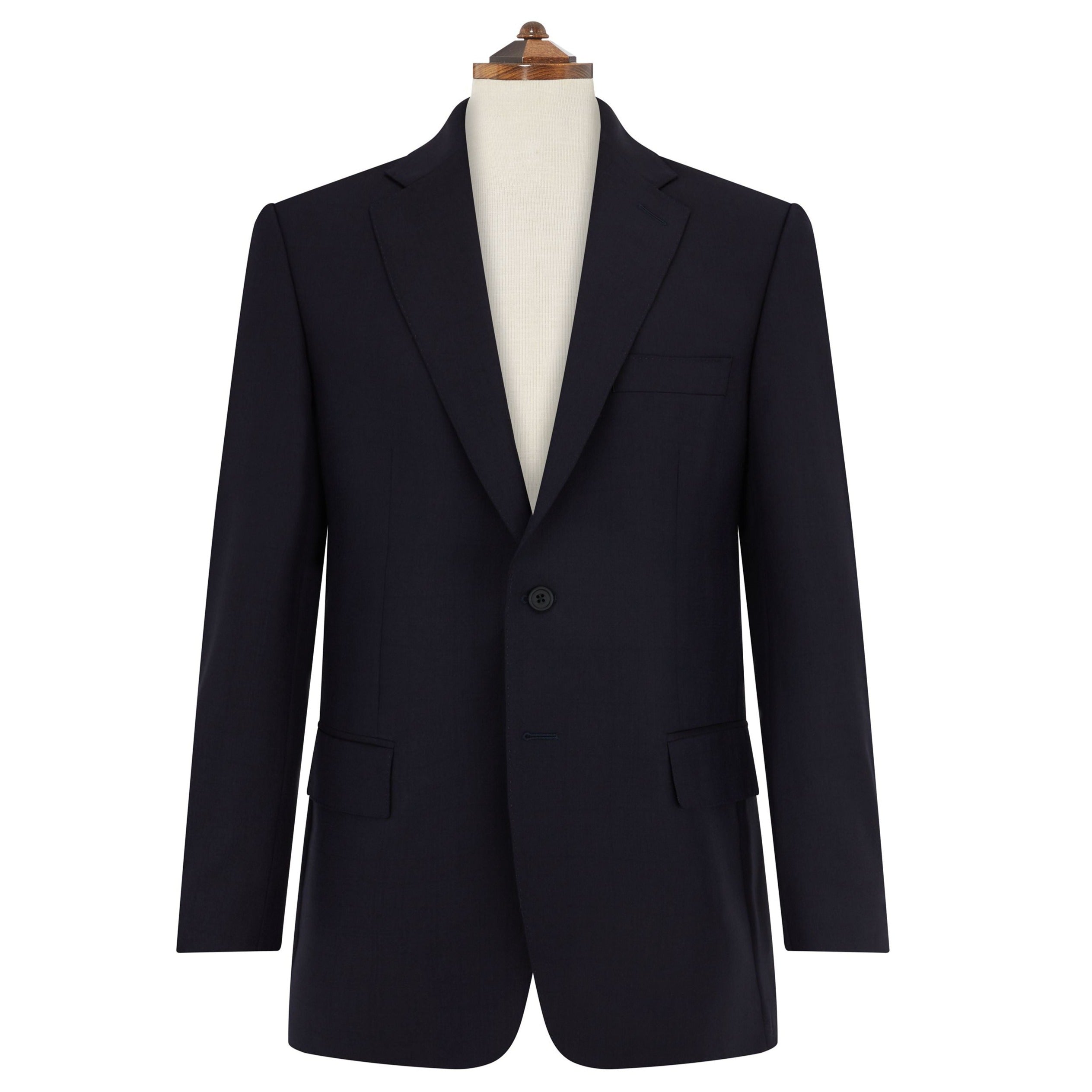 Cambridge Navy Tonal Check Suit for Men - Premium Wool Blend Business Attire - Perfect for Office, Weddings & Formal Events