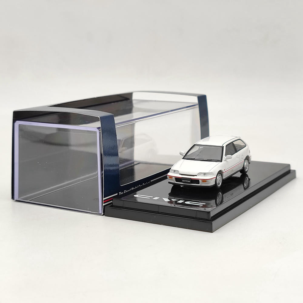 1/64 Scale Hobby Japan Honda Civic EF9 SiR Diecast Model Car - Limited Edition White - Perfect for Collectors, Display, and Racing Enthusiasts
