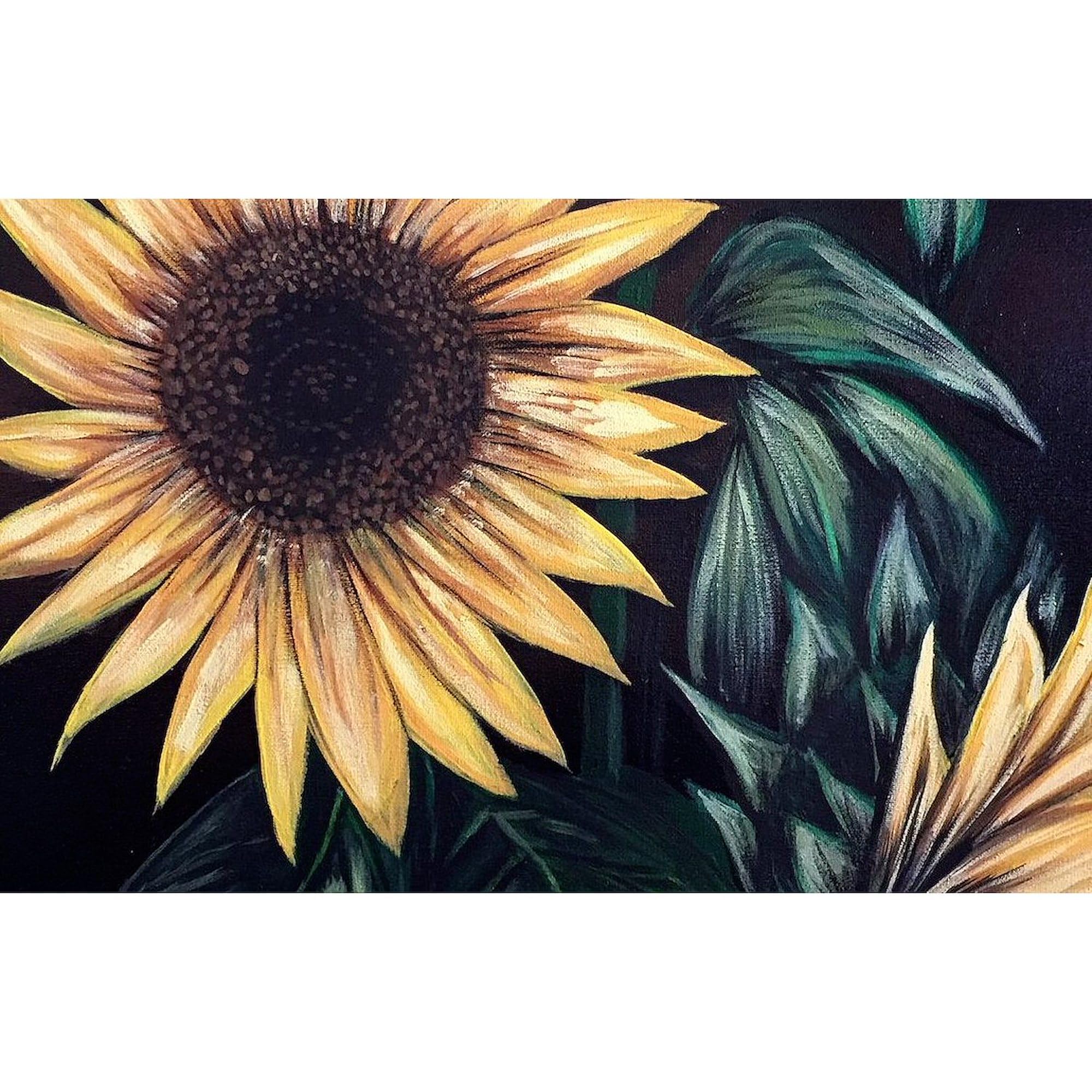 Sunflower Life Sticker Pack - 50 Oval Vinyl Decals for Laptops, Water Bottles & DIY Crafts - Waterproof & Durable Stickers for Scrapbooking, Journals & Personalization