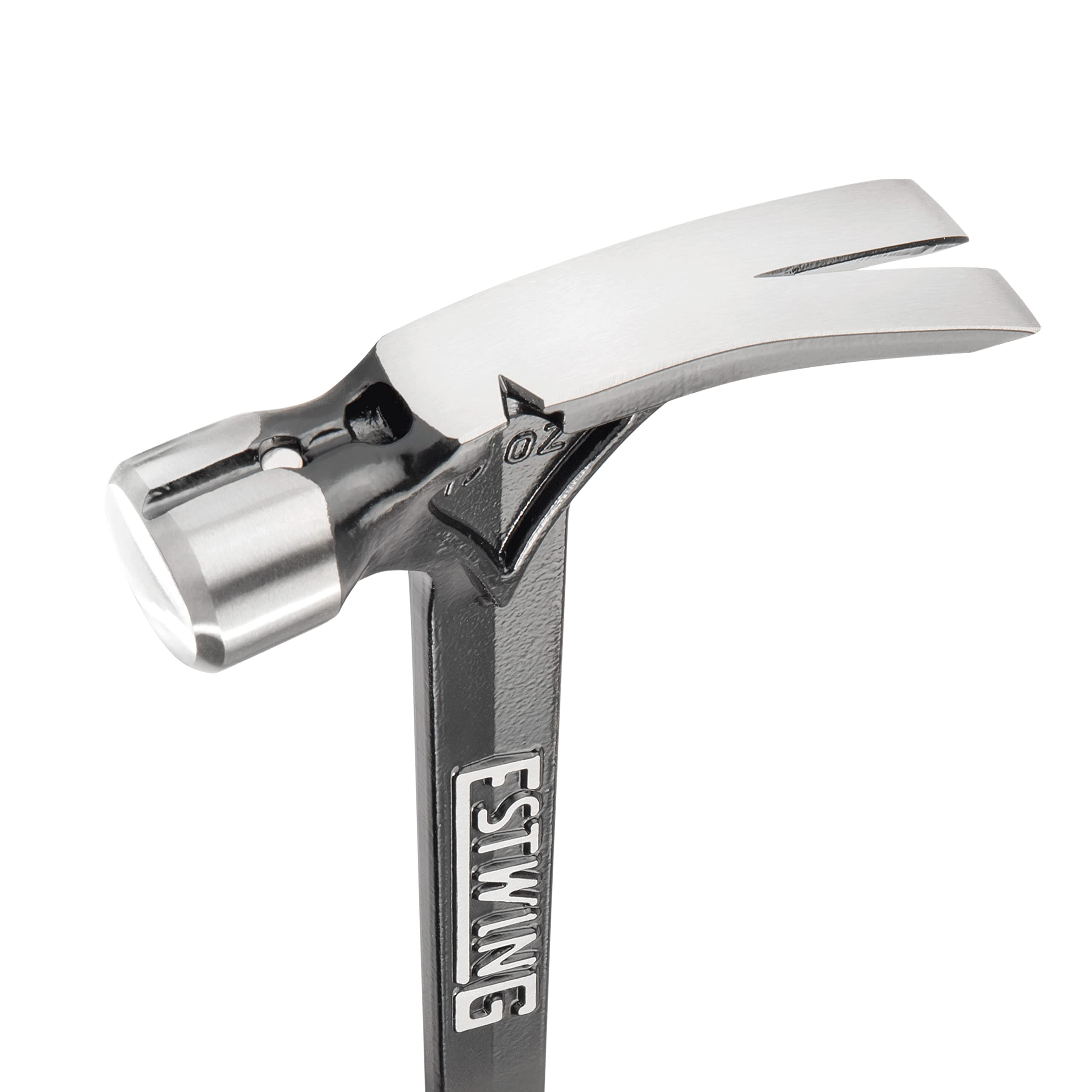 ESTWING E19S 19 oz Ultra Series Smooth Face Framing Hammer with Genuine Leather Grip - Professional Rip Claw Hammer for Carpentry, Construction & DIY Projects - Perfect for Framing, Roofing and Woodworking