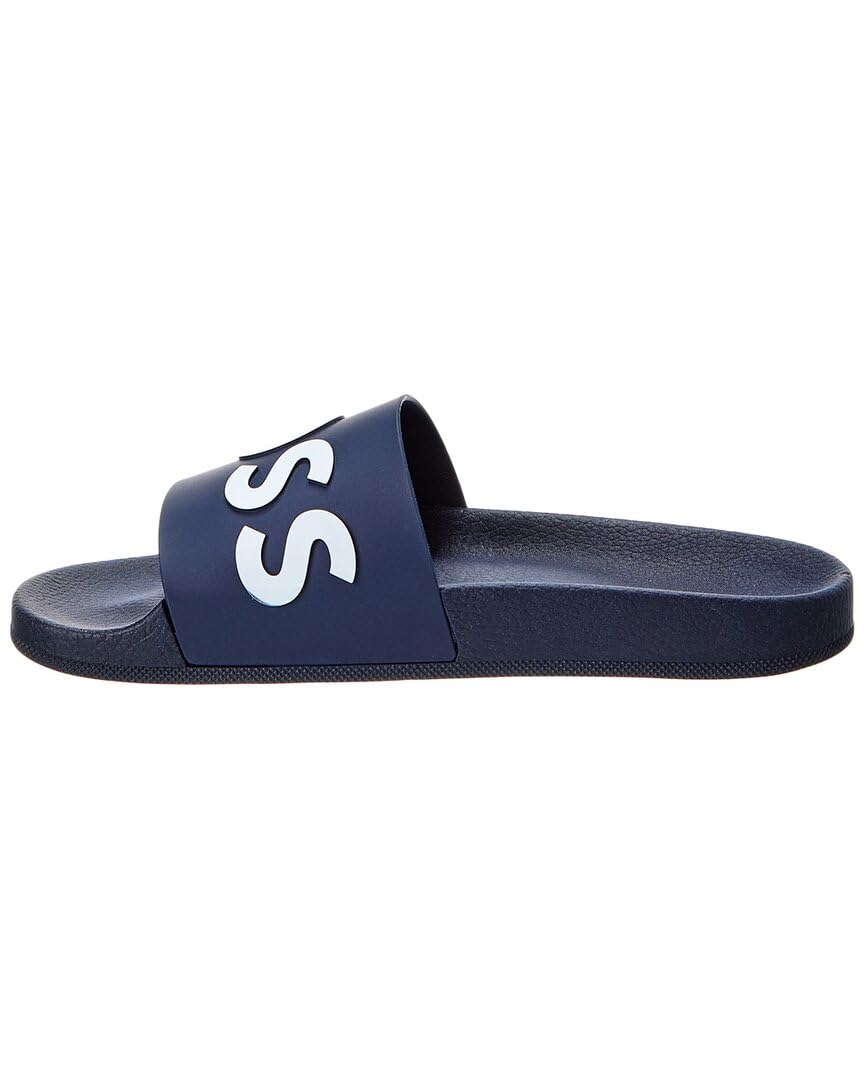 Hugo Boss Men's Bay Slides - Comfortable & Stylish Summer Sandals for Casual Wear, Beach, Pool & Lounging