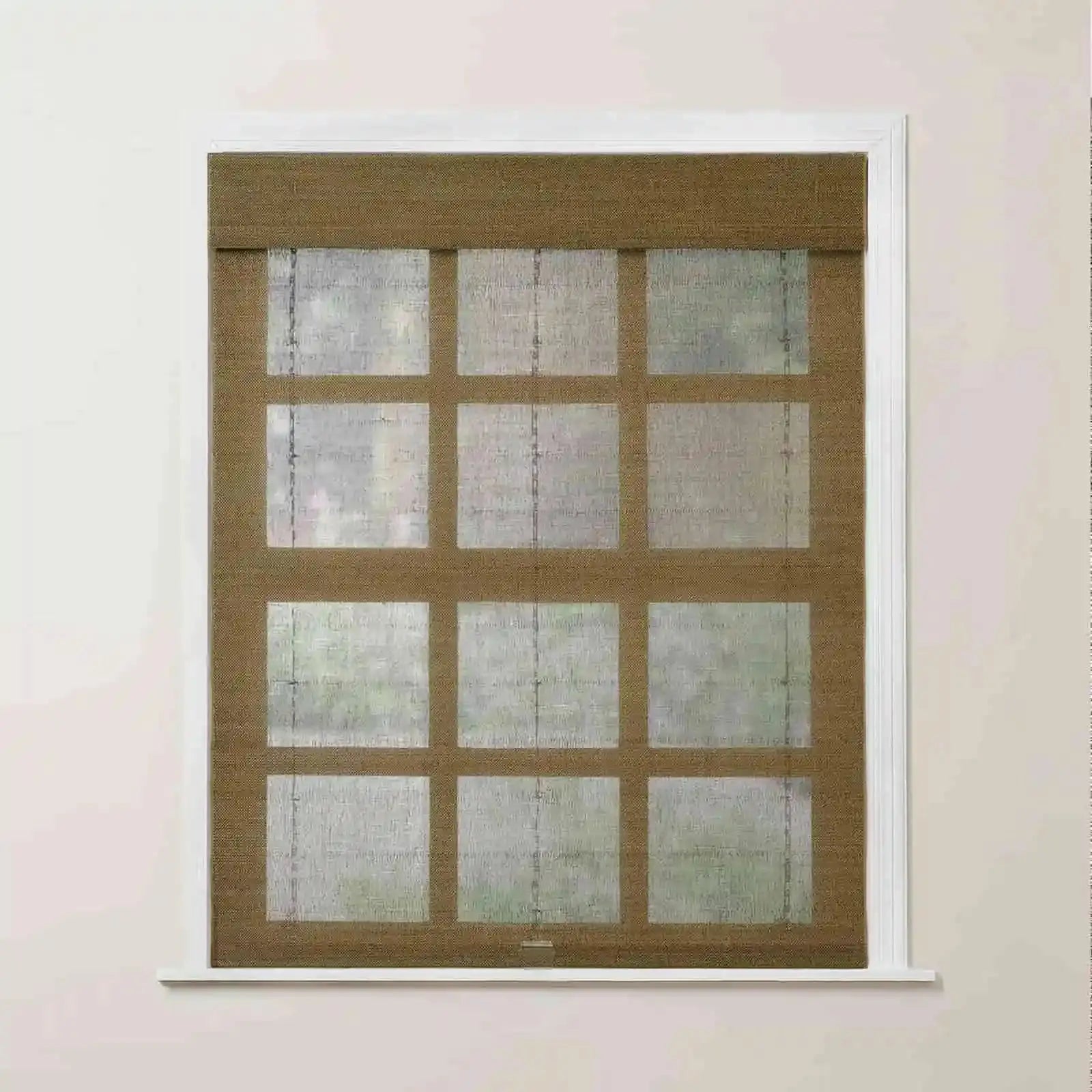 Rae Natural Ramie Bamboo Woven Shades - Series P | Eco-Friendly Window Coverings for Living Room, Bedroom & Patio | Light Filtering & UV Protection