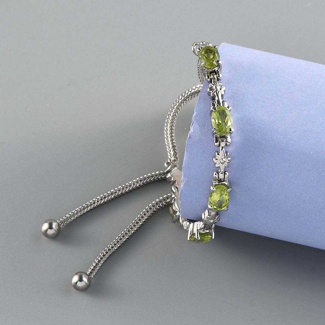 Birthstone Bracelets for Women - Adjustable Charm Bolo Bracelet with Gemstones | Perfect for Engagement, Anniversary, Wedding Promise & Birthday Gifts | Ideal for Everyday Wear, Special Occasions & Thoughtful Present Giving