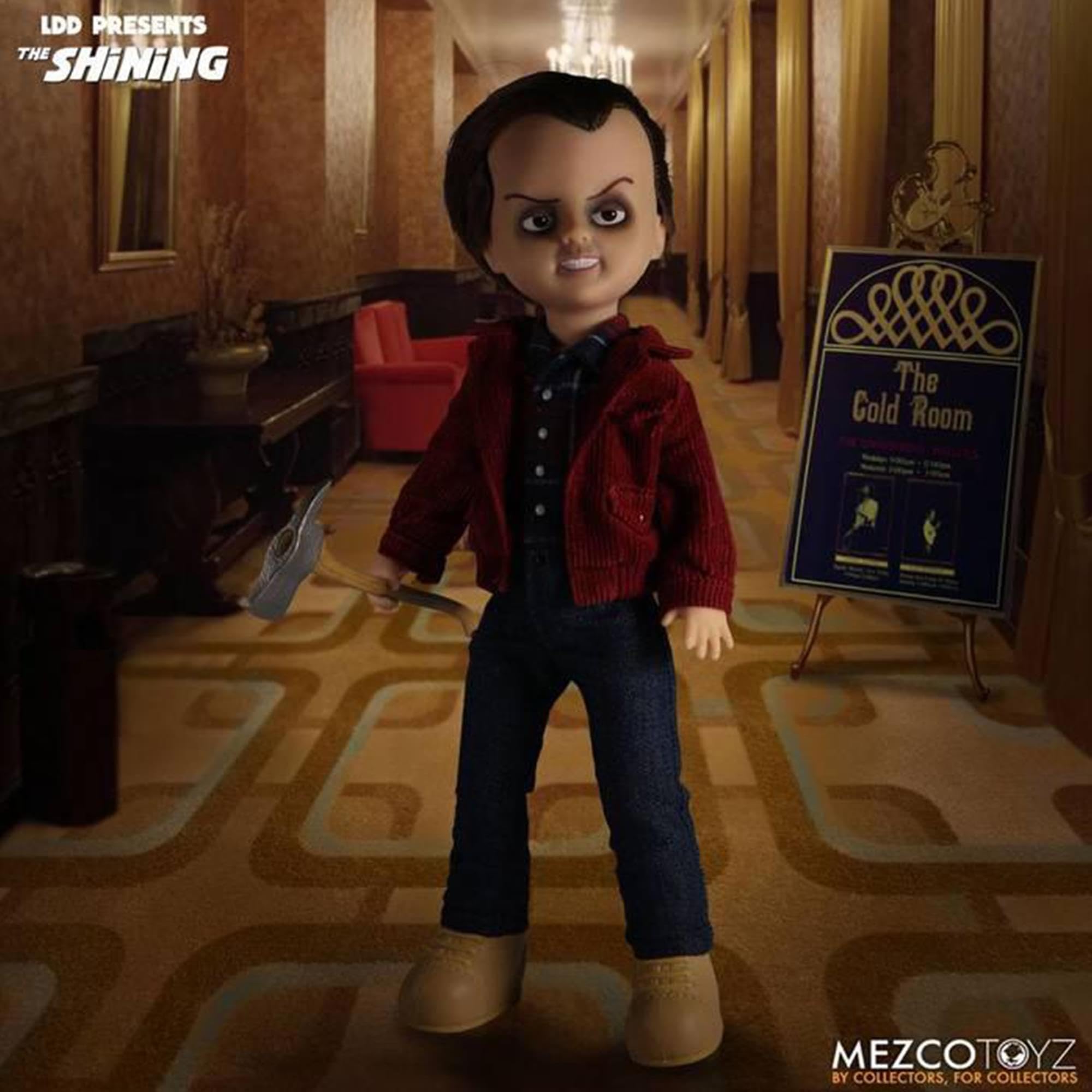 Mezco Living Dead Dolls The Shining Jack Torrance Action Figure - 12cm x 25cm Horror Collectible - Perfect for Halloween Decor & Stephen King Fan Collections