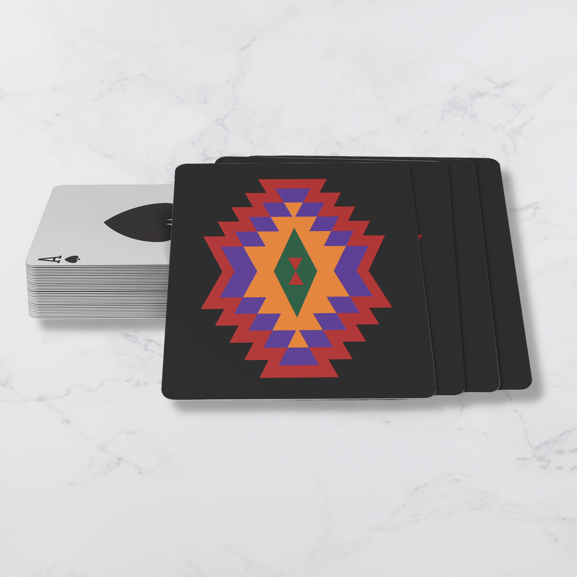 Premium Southwestern Motif Playing Cards - Unique Western Design Card Deck for Poker, Blackjack & Game Nights - Perfect Gift for Card Players & Collectors