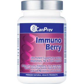 Canprev Immuno Berry - 90 Vegan Capsules for Immune Support - Boost Your Health with Antioxidant-Rich Superfoods - Perfect for Daily Wellness & Immune Defense