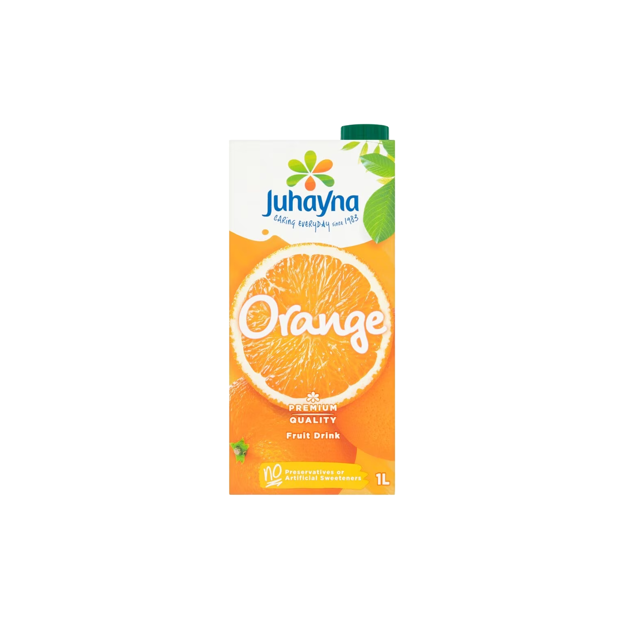 Juhayna Classics 100% Natural Orange Juice - 1 Liter Bottle - Fresh & Delicious for Breakfast, Snacks & Healthy Hydration