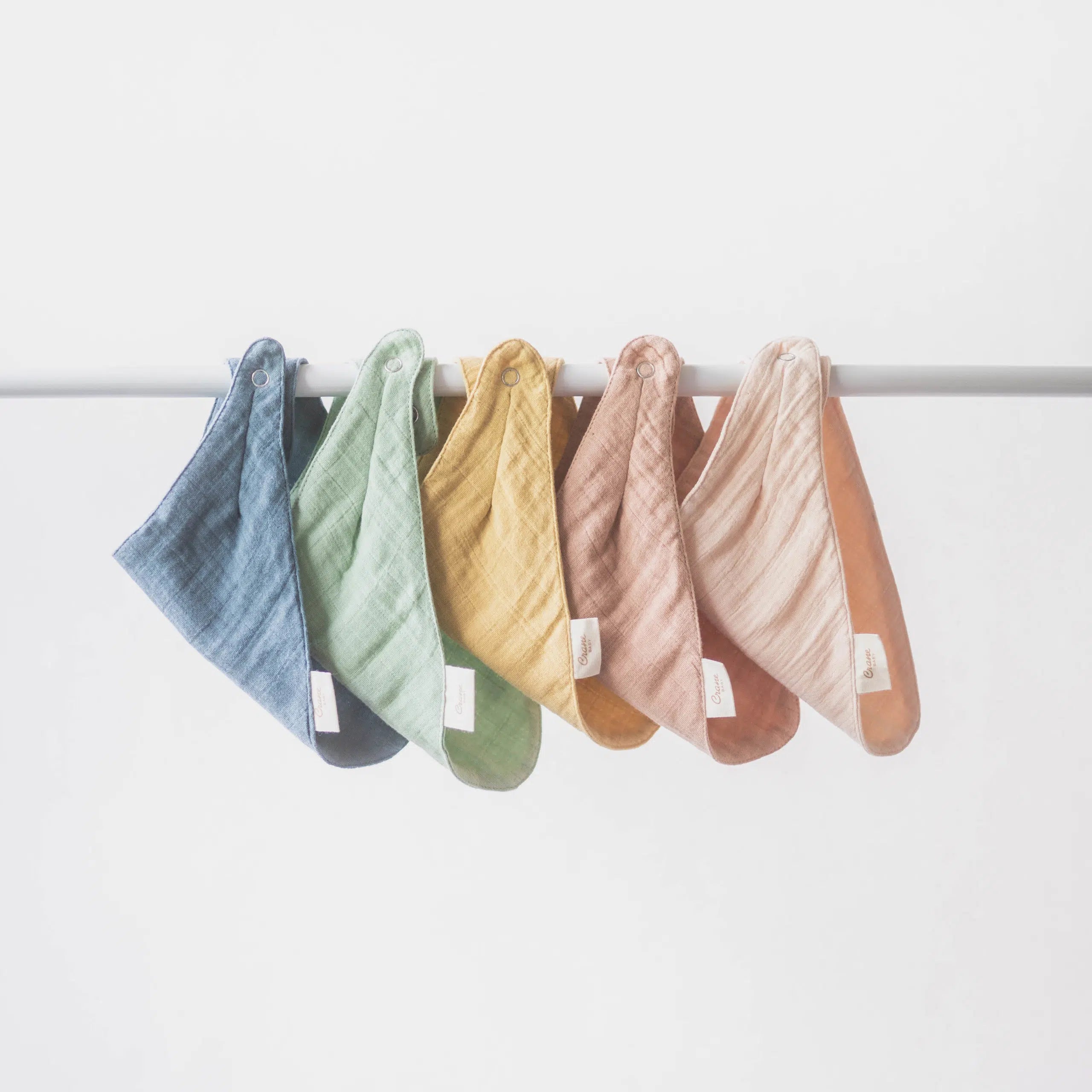Premium 3-Piece Muslin Bib Set for Babies | Soft, Absorbent & Gentle on Skin | Perfect for Feeding, Drooling & Messy Playtime