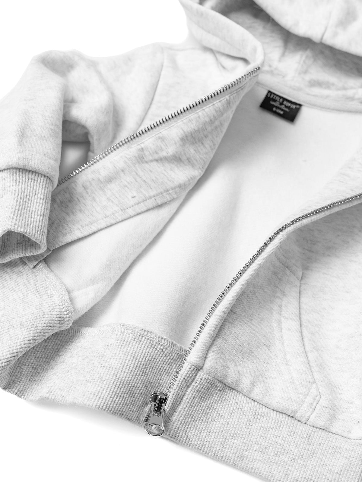 Classic Zip-Up Hoodie for Men & Women - Light Heather Grey Pullover for Casual Wear, Gym, and Outdoor Activities