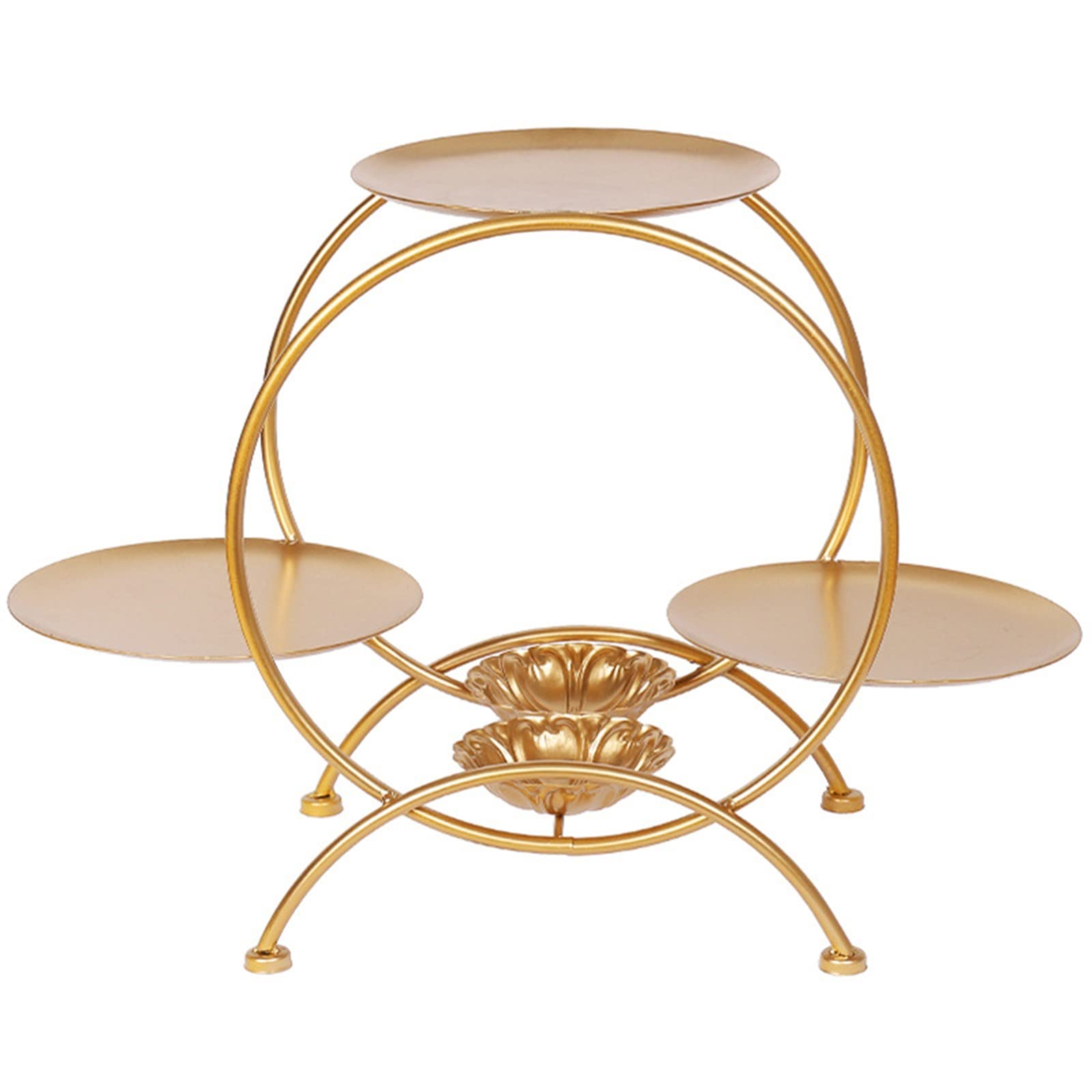 Elegant Wrought Iron Bird Cage Cake Stand Set - Vintage Dessert Table Decor for Afternoon Tea, Cold Food Display & Snack Serving | Perfect for Weddings, Parties & Home Decor