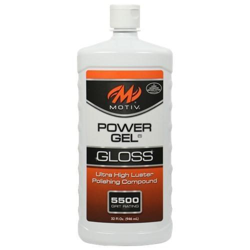 Motiv Power Gel Gloss QT Bowling Ball Cleaner - Removes Oil & Dirt, Restores Shine for Better Performance - Perfect for League Play & Tournament Preparation