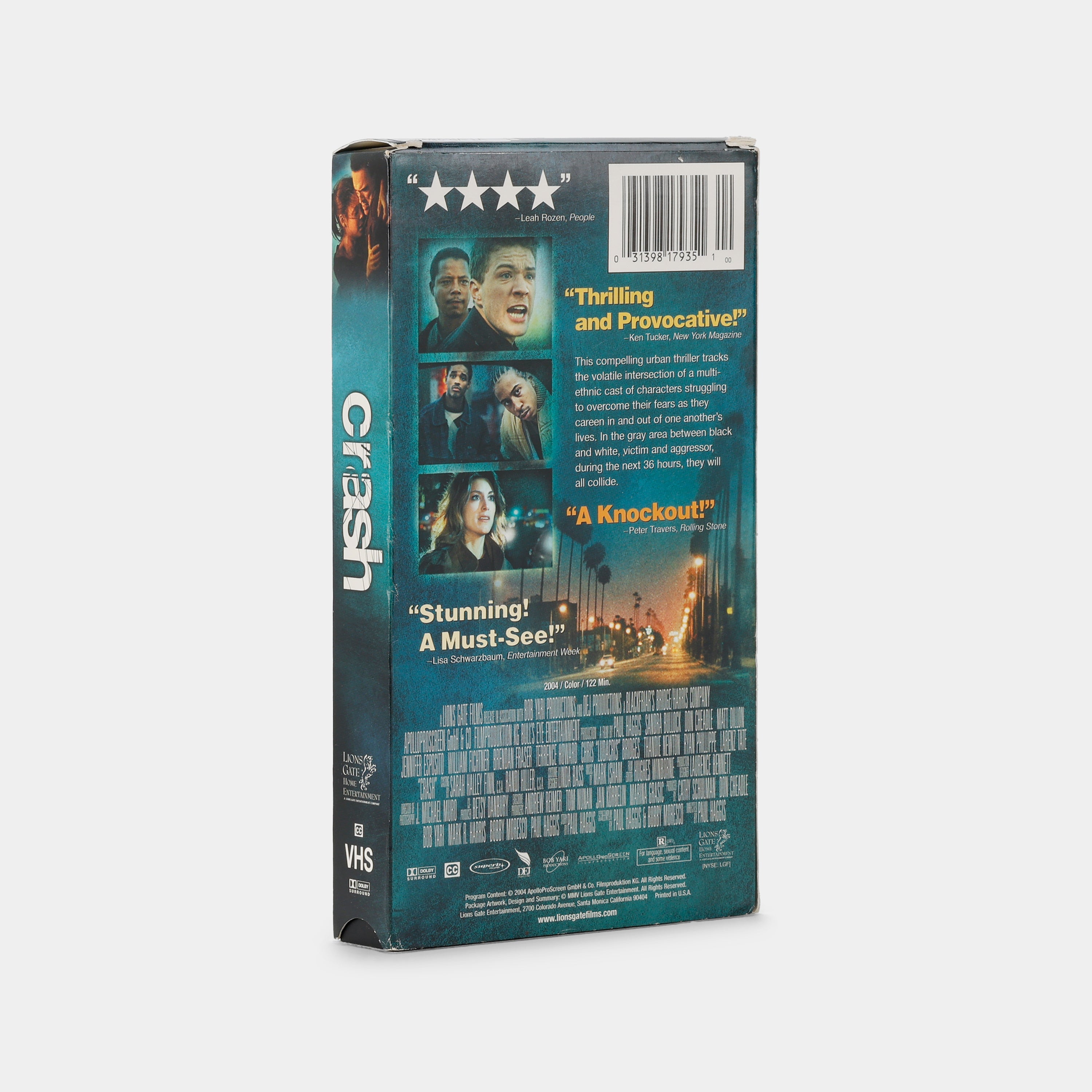 Crash VHS Tape – Classic 90s Movie on Vintage VHS – Perfect for Collectors and Nostalgic Movie Nights