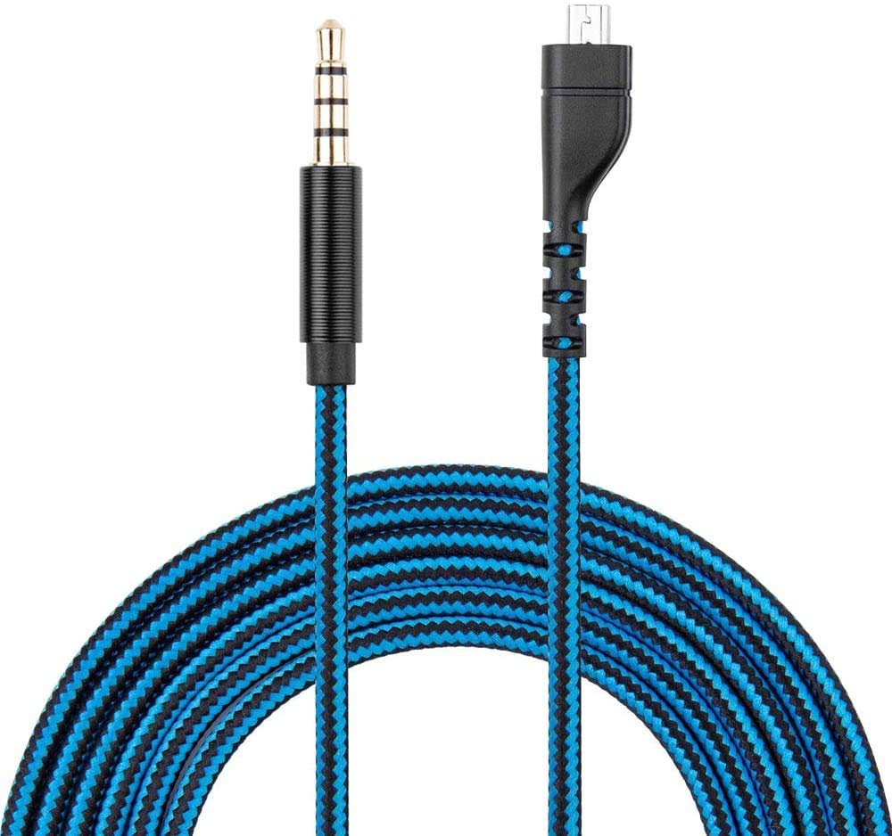 SteelSeries Arctis Replacement Audio Cable - Compatible with Arctis 3/5/7/Pro/Pro Wireless Gaming Headsets - 6.5ft (2m) Blue Aux Cable for PC, PS4, PS5, Xbox - Perfect for Gaming, Streaming & Music Listening
