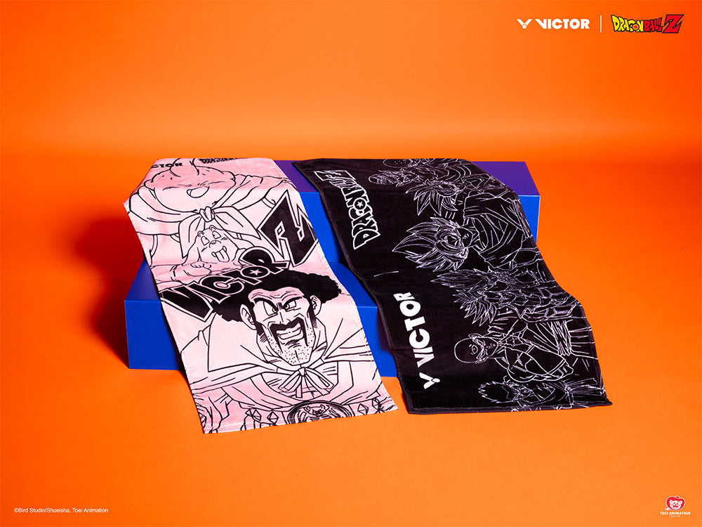 Victor x Dragon Ball Z TW511DBZ Official Licensed Anime Character Hand Towel (Black) - Perfect for Gym, Cosplay, and Anime Fan Collections