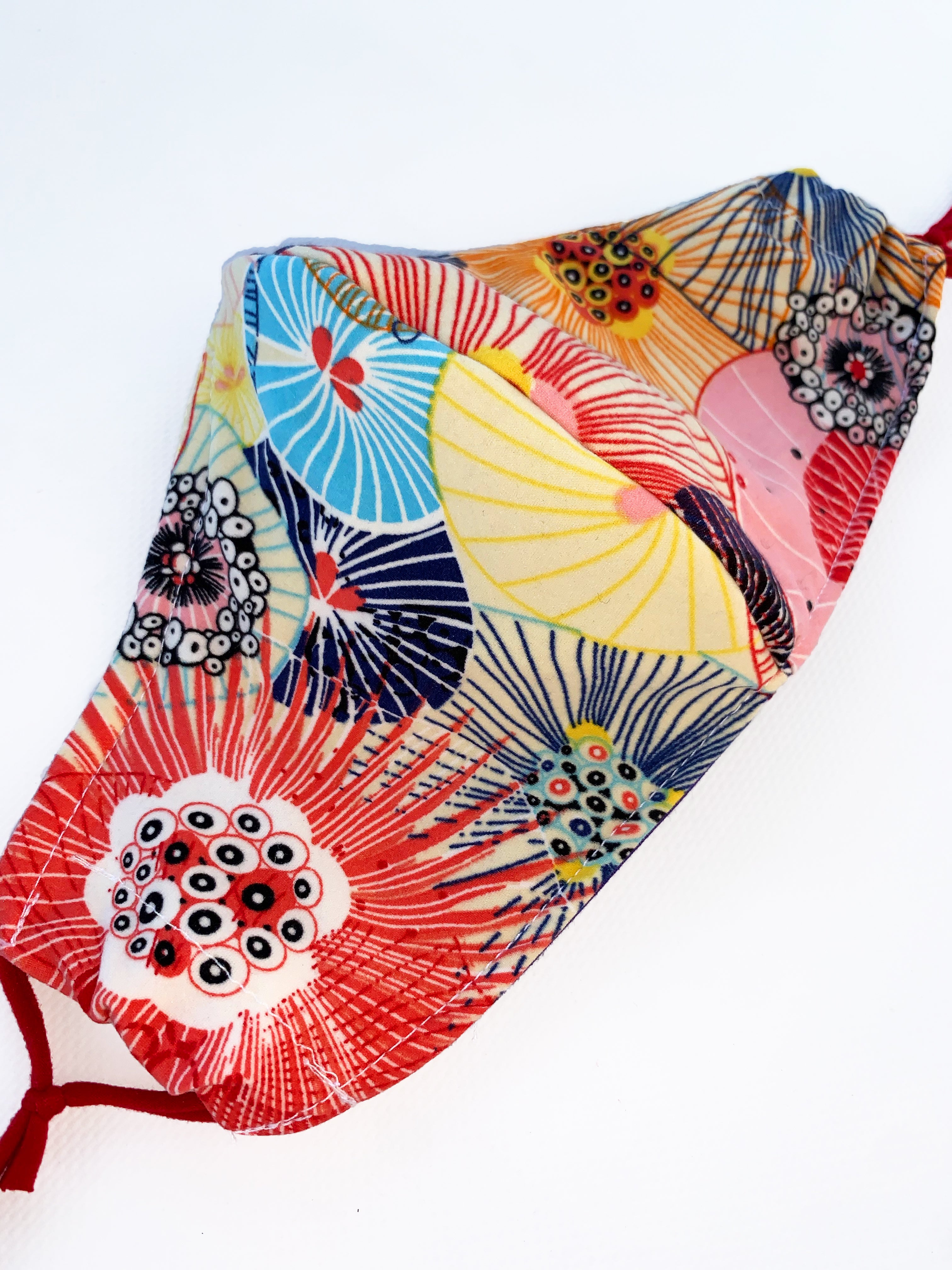 Fun Party Spin Face Mask for Adults & Kids - Reusable & Washable for Halloween, Cosplay & Festive Events