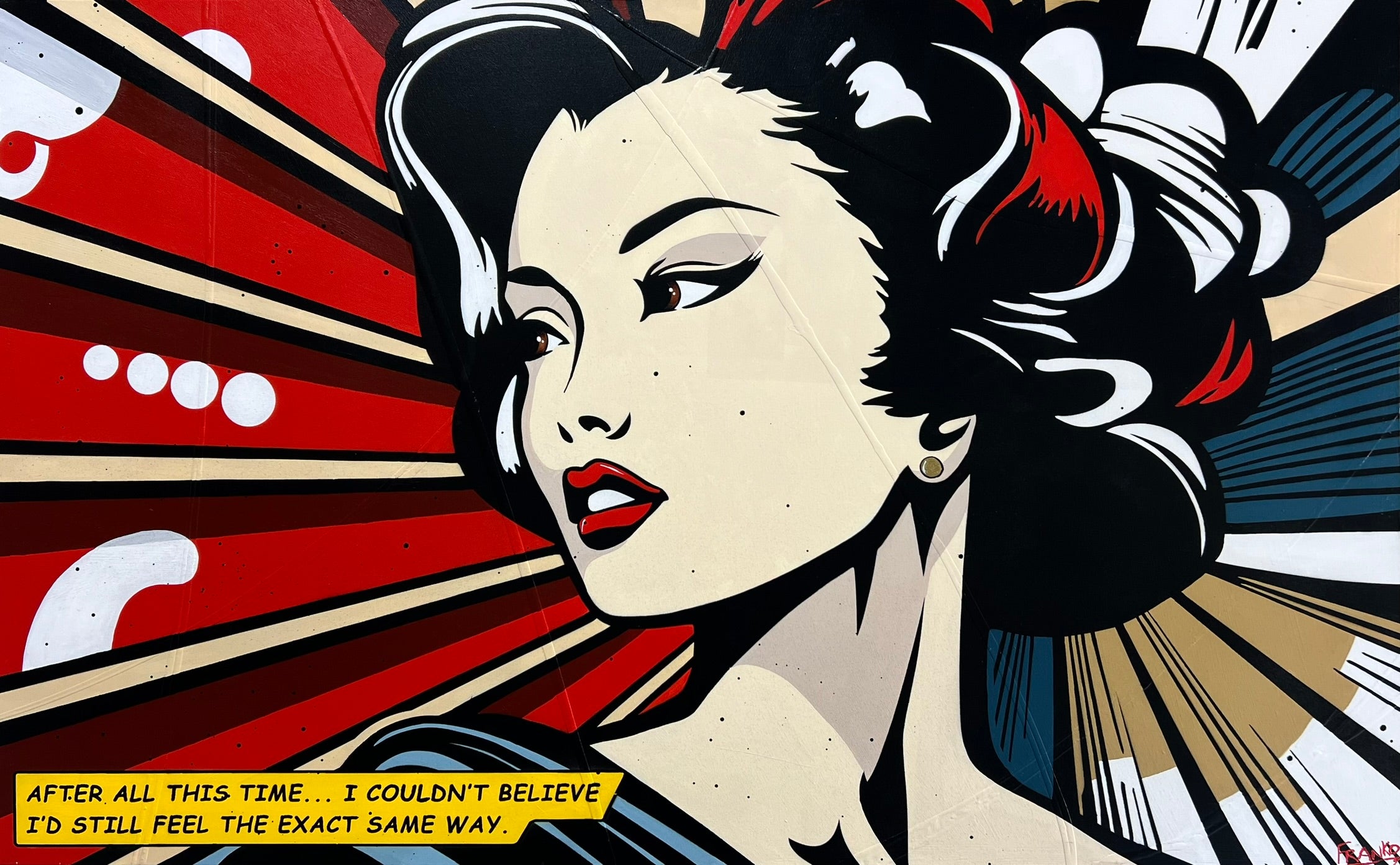 160cm x 100cm Geisha Classic Pop Art Canvas Painting - Japanese Wall Decor for Living Room, Bedroom & Office - Large Modern Artwork for Home & Office Decoration