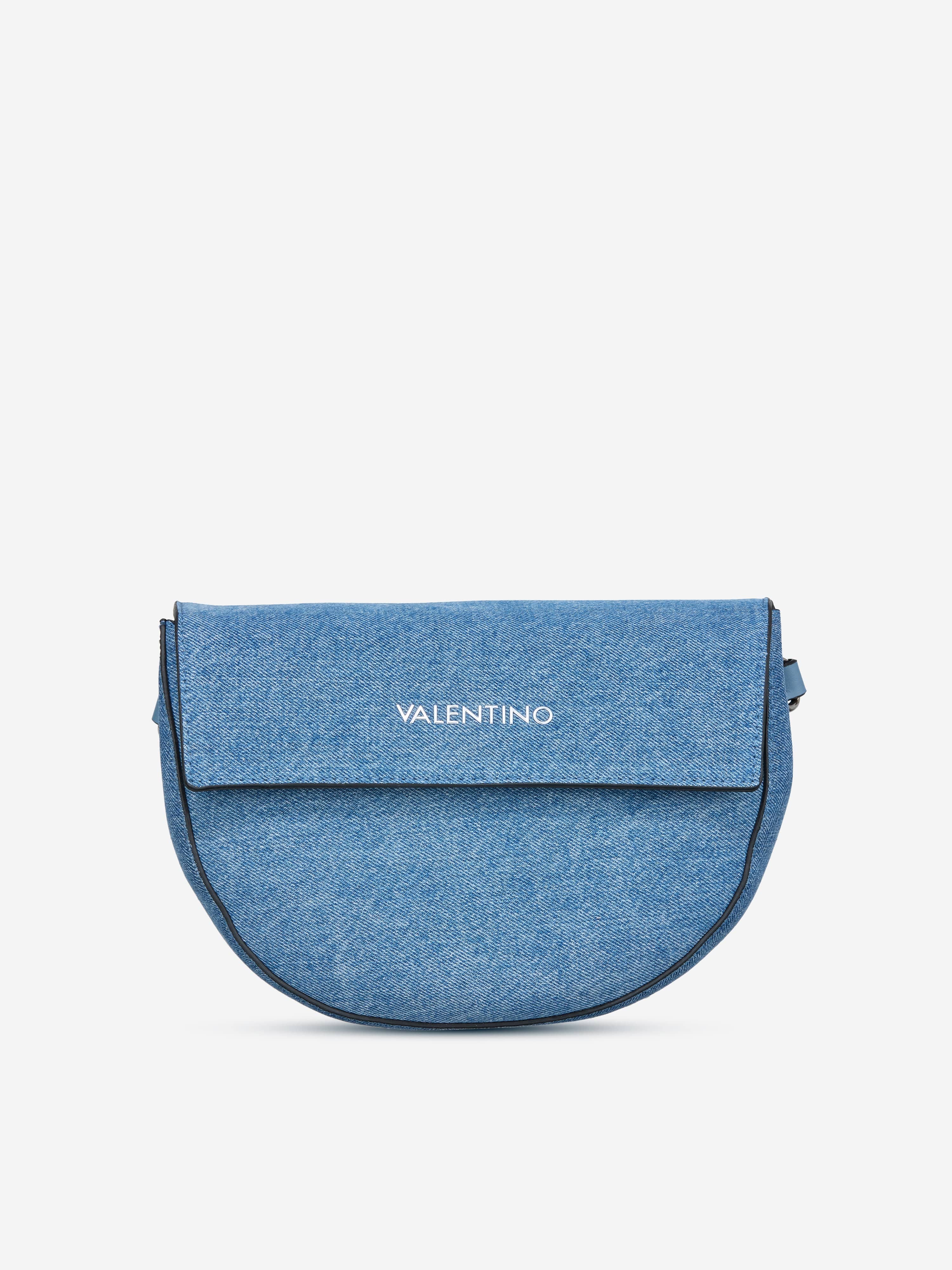 Bigs Denim Flap Bag in Blue (24.5cm) - Stylish Crossbody Purse for Women, Perfect for Daily Use, Travel & Shopping