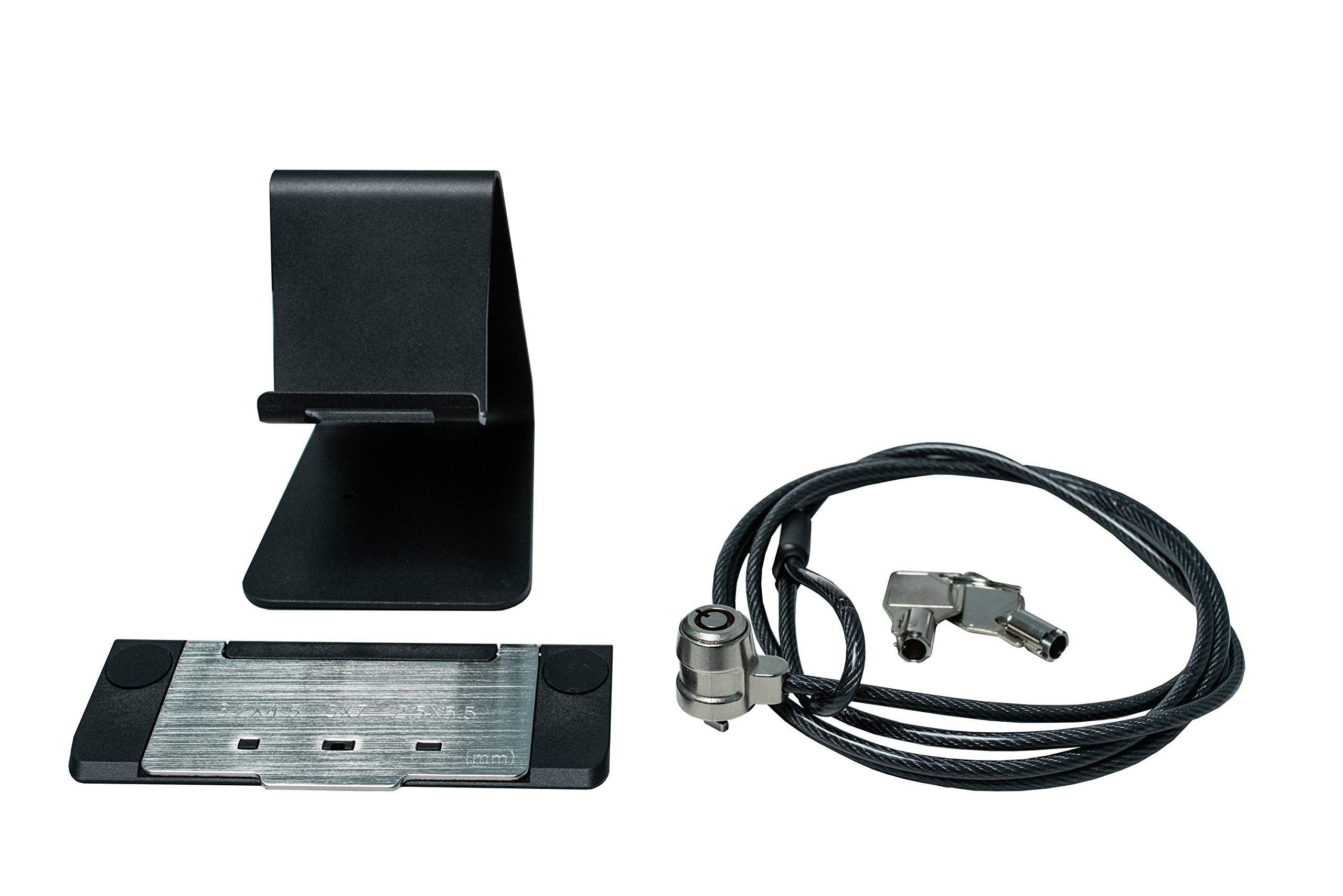 CTA Digital Tablet Security Kiosk Kit with Display Stand & Locking Cable - TAA Compliant | Secure Tablet Solution for Retail Stores, Hotels & Public Spaces