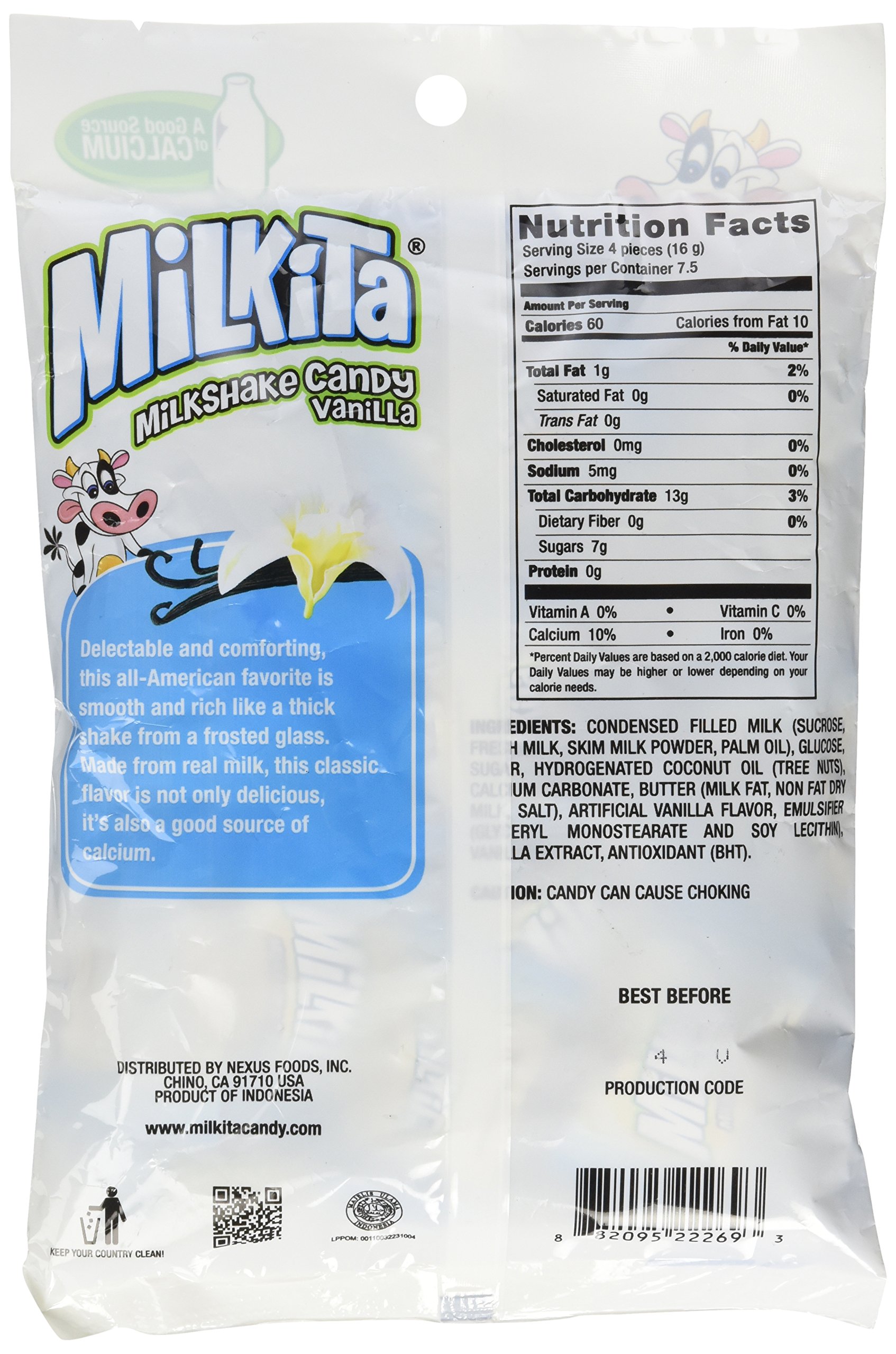 Unican Milkita Milk Candy - 4.23 Oz (120g) Delicious Creamy Milk Candy for Kids & Adults - Perfect for Snacks, Parties, and Gifts