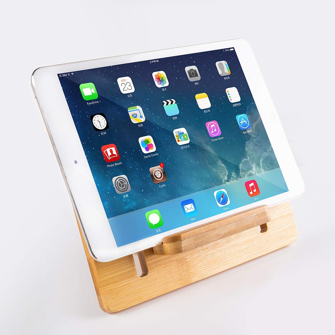 Premium Wooden Docking Station & Phone Stand - Dual Function Organizer for Home Office Desk, Compatible with iPhone, Samsung & Tablets - Perfect for Workspace, Nightstand & Minimalist Decor