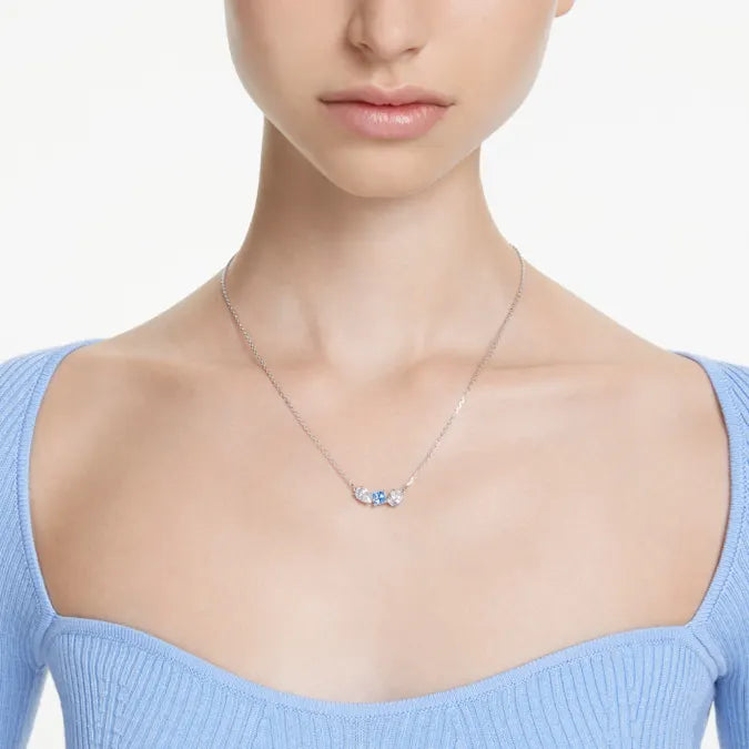 Mesmera Blue Pendant Necklace - Elegant Handmade Jewelry for Women | Perfect for Parties, Weddings & Special Occasions