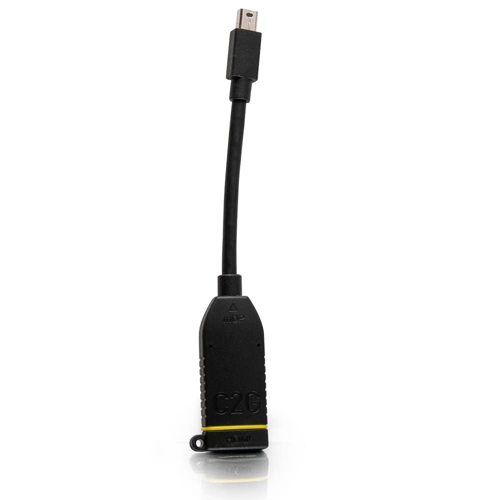C2G Universal 4K HDMI Dongle Adapter Ring - Mini DisplayPort to HDMI, DisplayPort to HDMI, USB-C to HDMI Converter - Perfect for Home Theater, Gaming & Office Setup