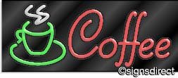 Vintage Coffee Neon Sign - Retro Cafe Wall Decor for Home, Bar & Office - Energy Efficient LED Light - Perfect for Coffee Shops, Restaurants & Gifts