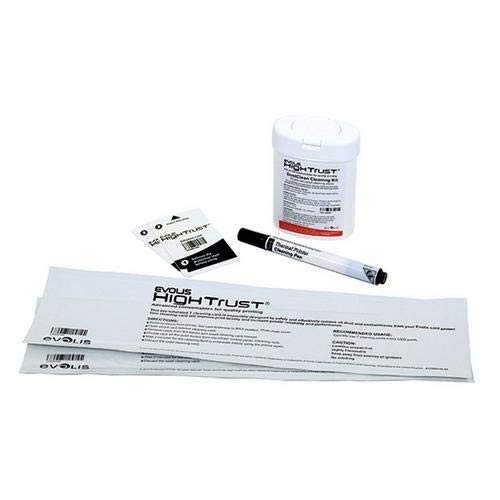 Evolis ACL002 Advanced Cleaning Kit - 6-Piece Set for Printer Maintenance | Perfect for Home, Office & Professional Use