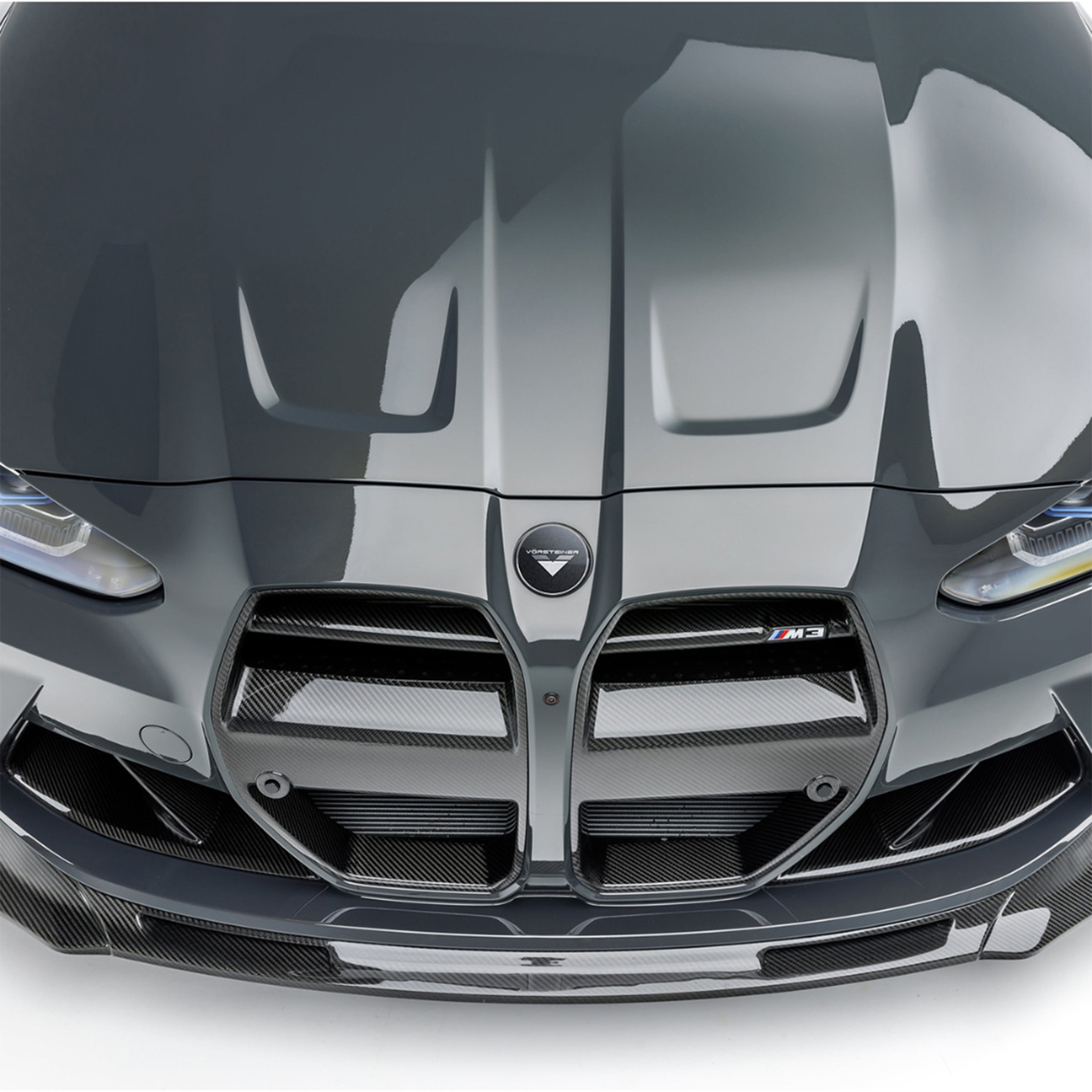 BMW G8X M3 M4 Carbon Fiber Front Motorsport Grille V Style™ - High Performance Upgrade for Track & Street Racing - Perfect for Car Enthusiasts & Motorsport Events