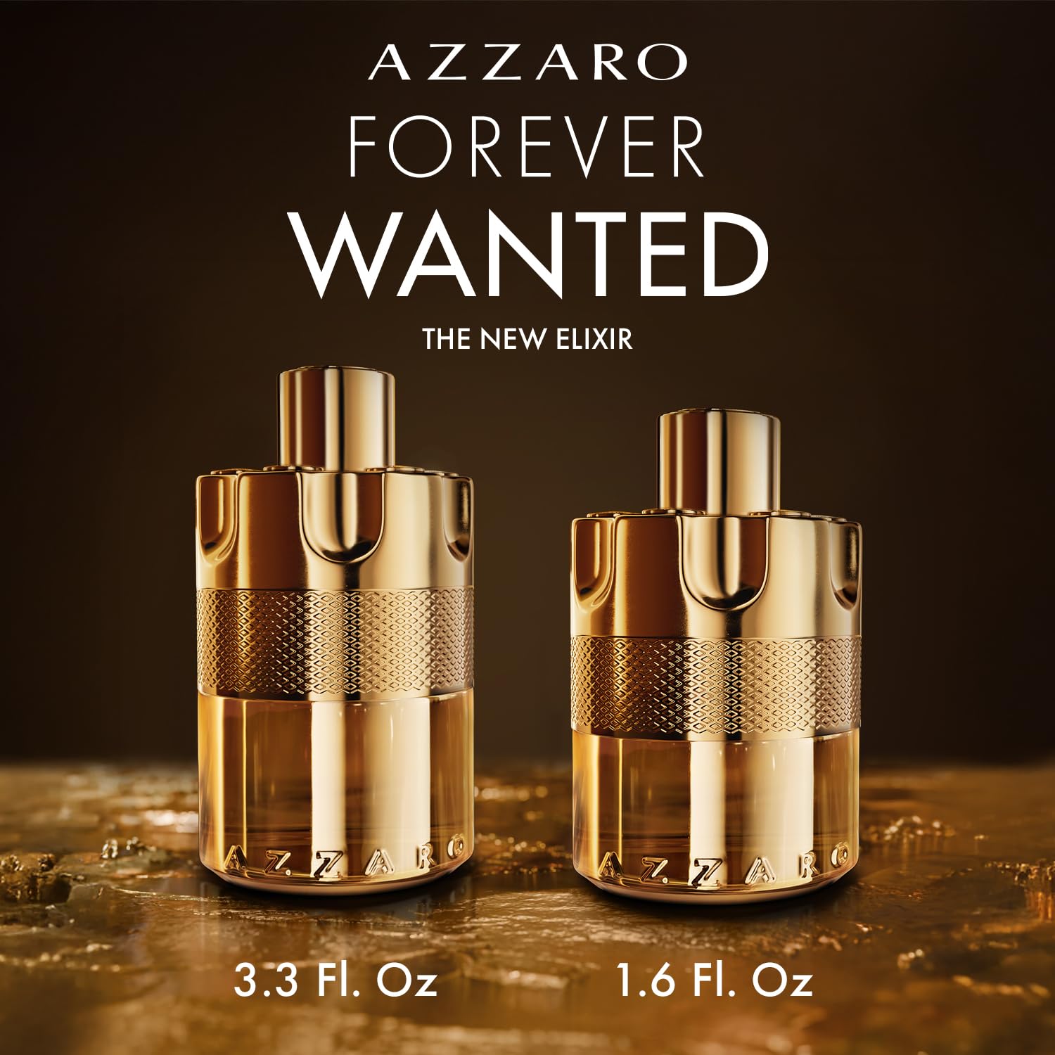 Azzaro Forever Wanted Elixir Men's Cologne - Raspberry, Cardamom & Leather Fragrance for Men - Perfect for Date Night, Special Occasions & Everyday Confidence