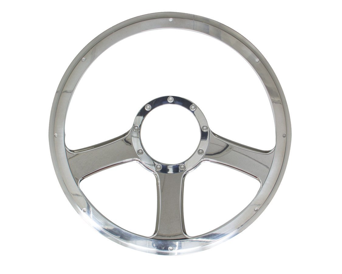 Billet Specialties 30976 Premium Aluminum Steering Wheel - High-Performance Racing & Custom Car Upgrade for Sports Cars & Hot Rods