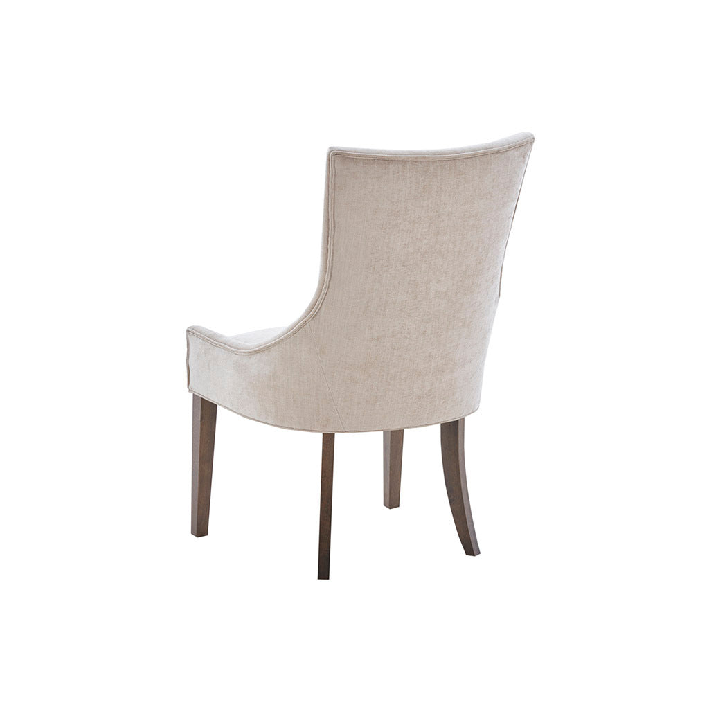 Modern Dining Chairs Set of 2 - Sturdy Wooden Side Chairs with Padded Seat - Perfect for Kitchen, Dining Room, Breakfast Nook & Small Spaces