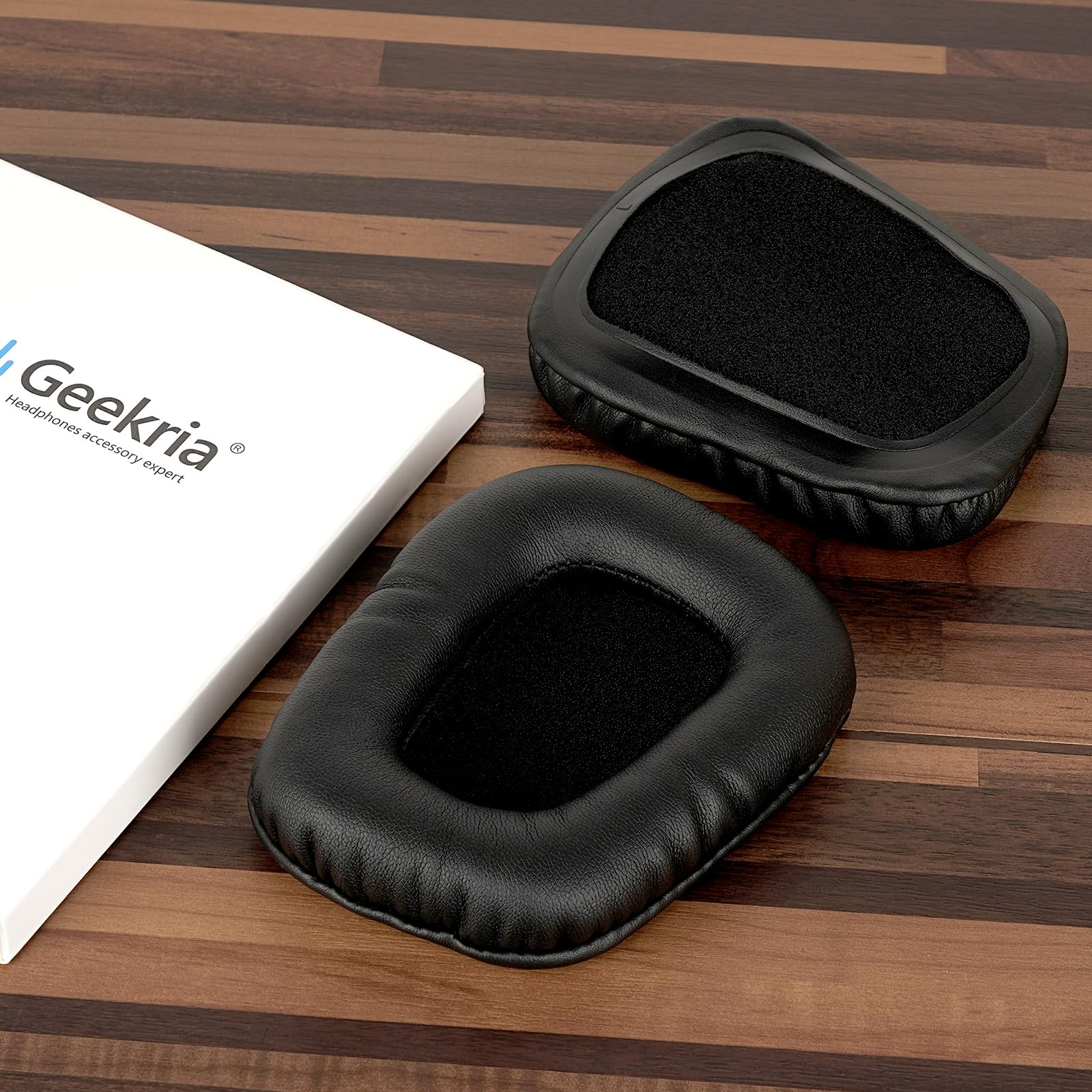 Geekria QuickFit Replacement Ear Pads for Logitech G35 G930 G430 F450 Headphones - Premium Memory Foam Ear Cushions & Headset Earpads - Comfortable Gaming & Office Use (Black)