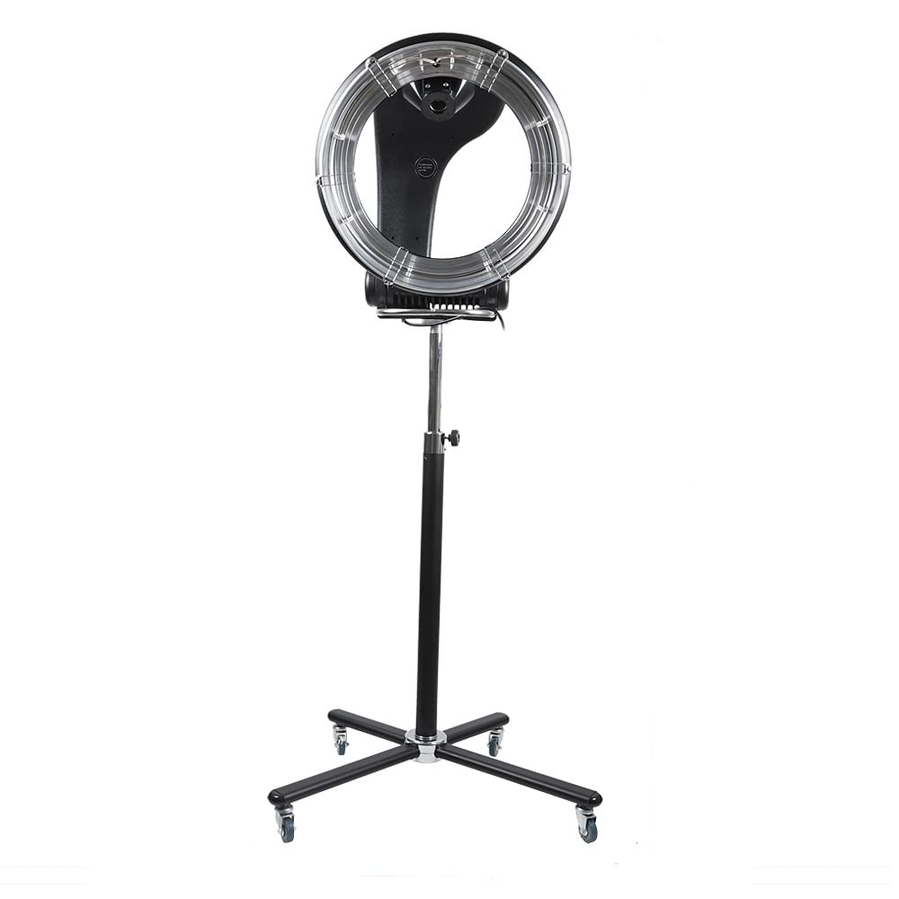 1300W Professional Infrared Hair Dryer with 6 Modes & 360° Rotation - 3-in-1 Salon Stand Dryer for Coloring, Perming & Conditioning - Fast Drying for Home & Salon Use (US Stock)