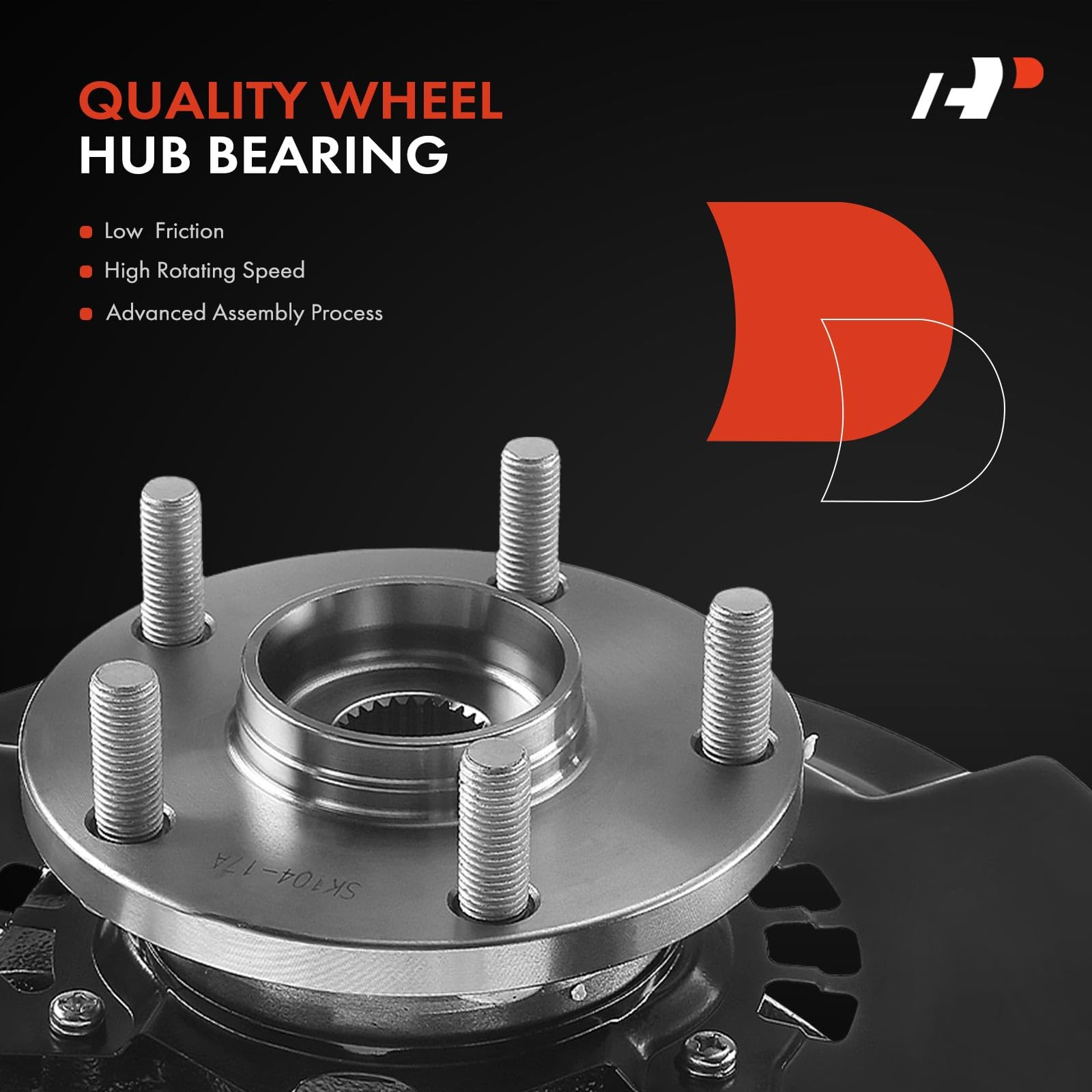 Premium Pair of Front Left & Right Steering Knuckle & Wheel Bearing Hub Assemblies - Compatible with 2004-2006 Toyota Camry 2.4L (Driver & Passenger Side) - Perfect for Suspension Repair & Wheel Alignment