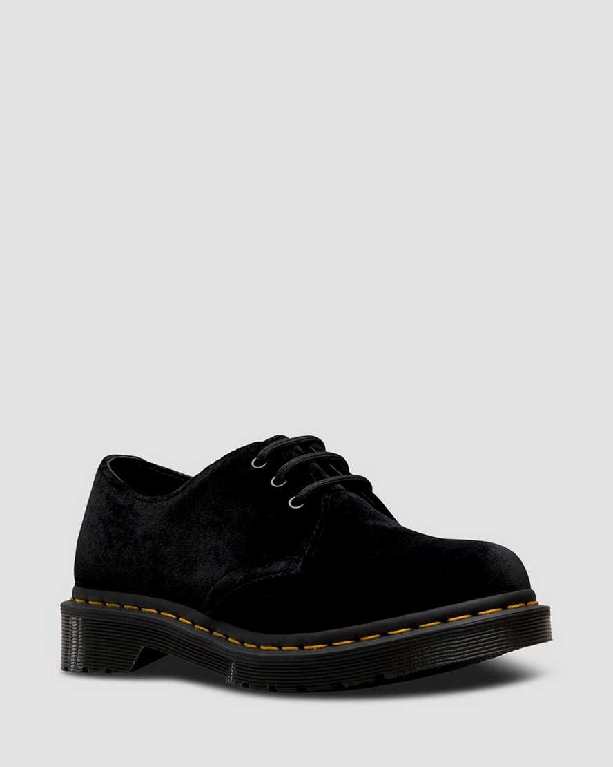Luxury Black Crushed Velvet Oxford Shoes for Men - Elegant Formal & Casual Dress Shoes for Weddings, Parties & Office Wear