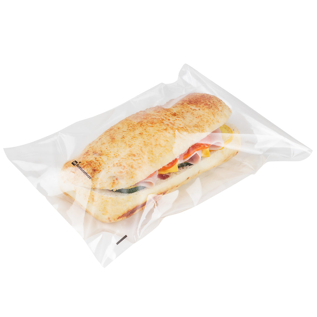 Clear Plastic Self-Sealing Lip & Tape Bags - 9x6 Inches, 100 Count Box | Perfect for Crafts, Snacks & Small Item Storage