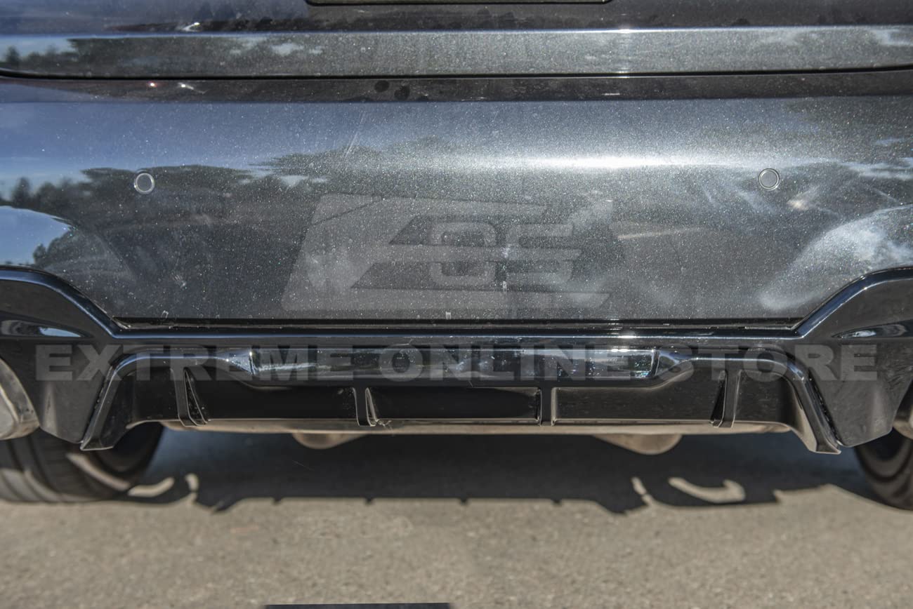 BMW G20 M340i M-Performance Style Rear Bumper Diffuser (2019-2023) - Gloss Black ABS Plastic Replacement Part | Perfect Upgrade for Sporty Look & Enhanced Aerodynamics