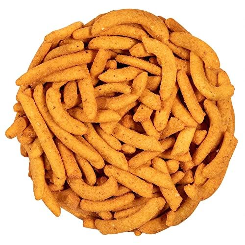 NY Spice Shop Cajun Hot Sticks Snacks - 1 Pound Spicy Cajun Corn Sticks - Crunchy Toasted Cajun Snack Mix - Perfect for Parties, Hiking & Game Day - Hot & Spicy Trail Mix Sticks - Cajun Style Hot Chips for Snacking